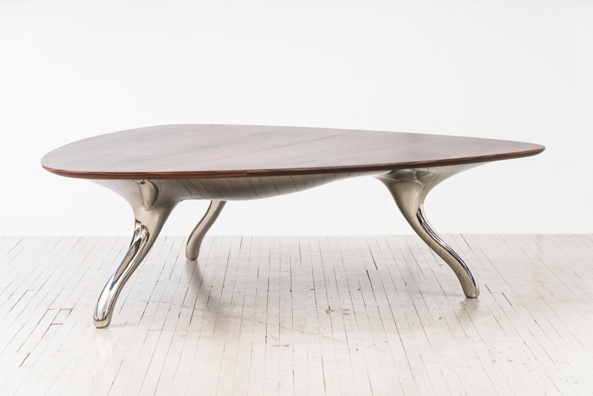 Alex Roskin, Grand Asymmetric Dining Table, USA In New Condition For Sale In New York, NY