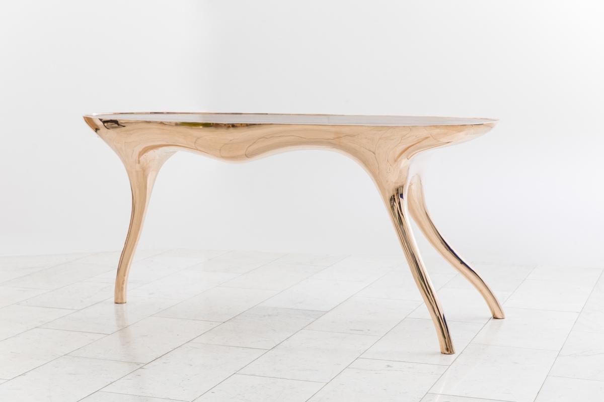 Alex Roskin, Trois Jambes Console Table, USA In New Condition For Sale In New York, NY