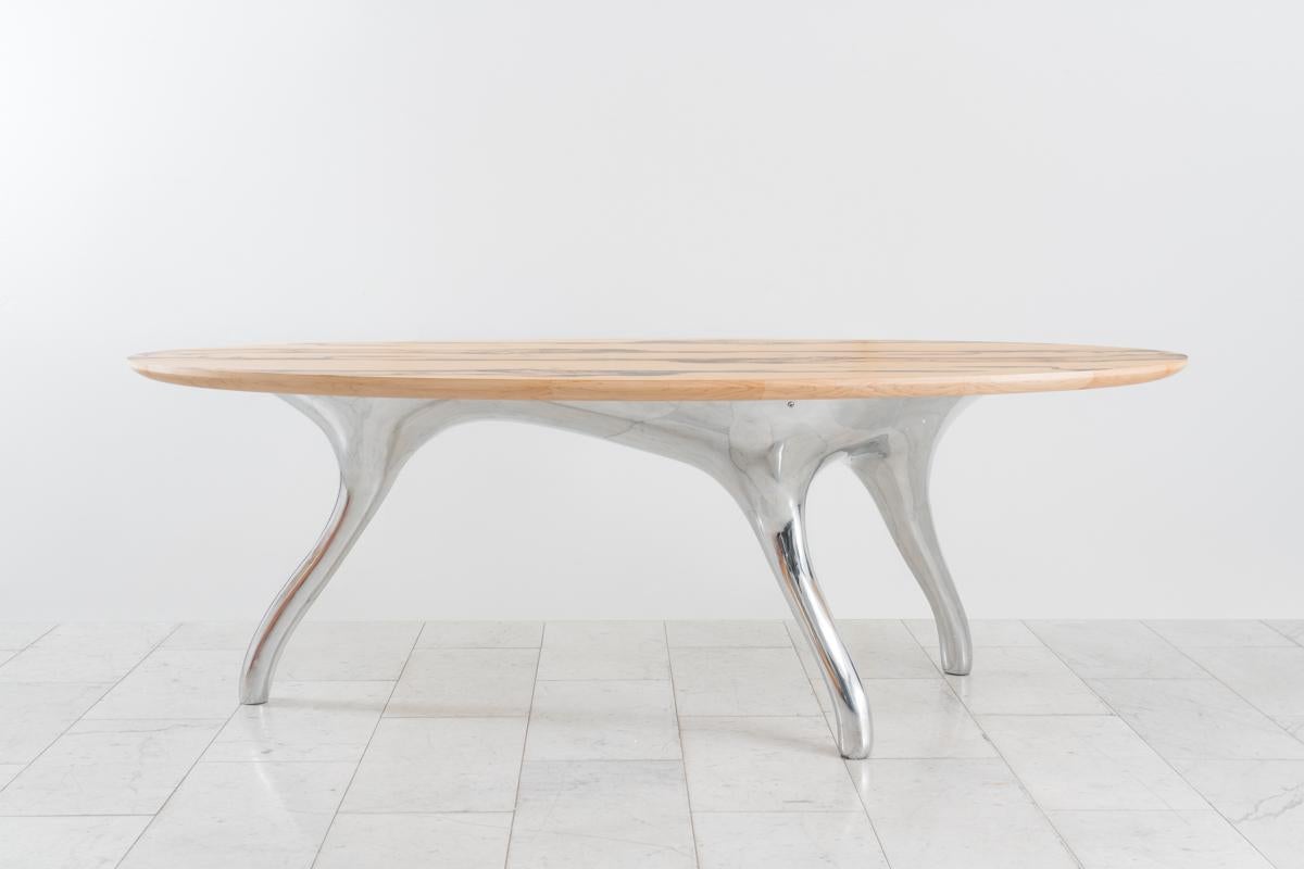 American Alex Roskin, Trois Jambes Dining Table, USA For Sale