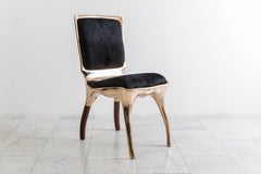 Alex Roskin, Tusk High Chair with Polished Bronze, USA