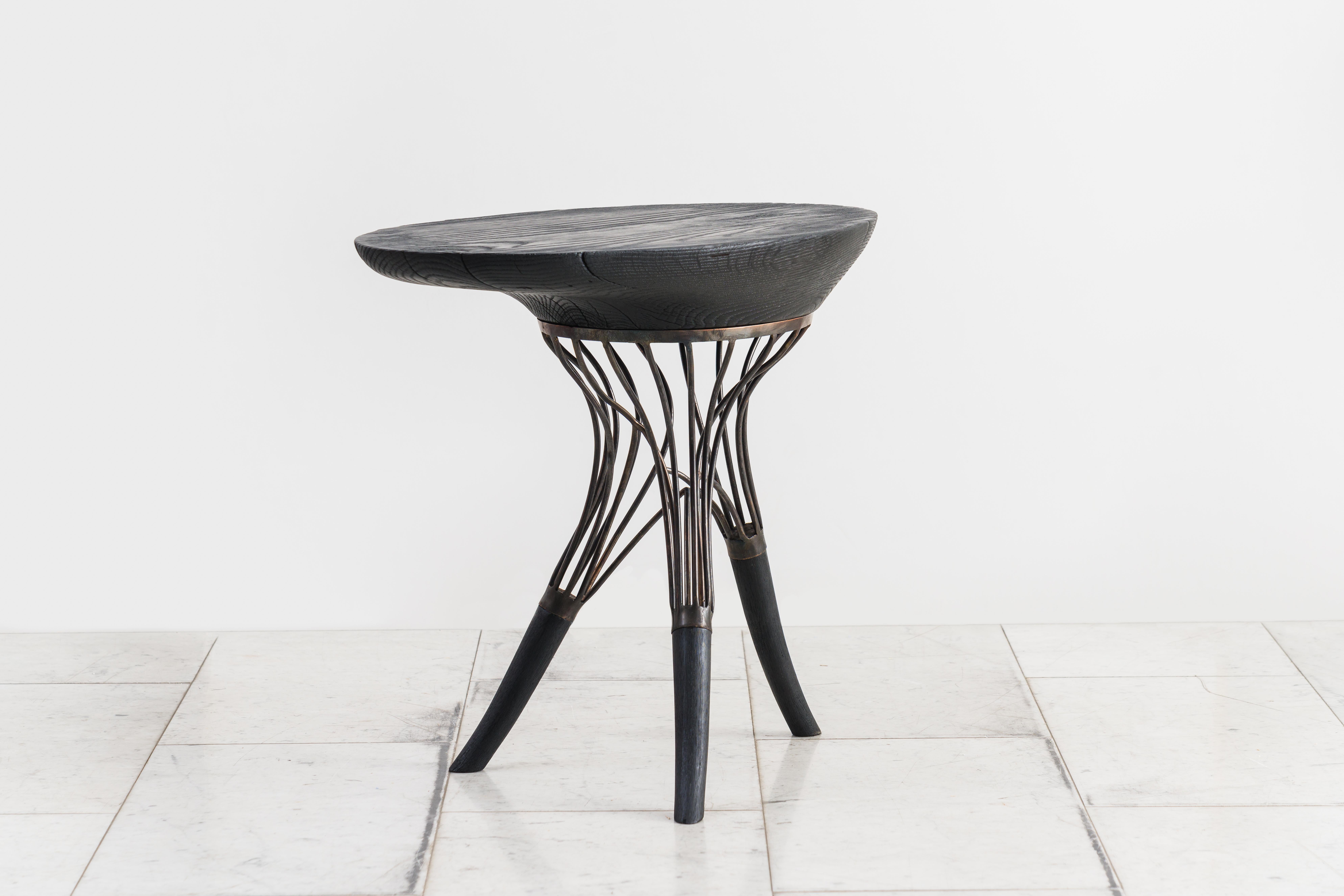 Bronze Alex Roskin, Zepp Cocktail Table II, USA For Sale