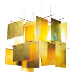 Lampe à suspension en feuille d
or 1000 carats Blau d
Alex Schmid pour Ingo Maurer Lampe à suspension en feuille d
or 1000 carats Blau d
Alex Schmid pour Ingo Maurer