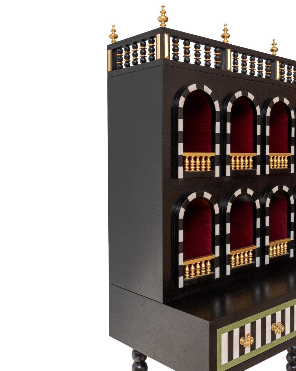 Alex Secretary Inspired by Adel Mostafa’s artwork, Valentine’s in Alexandria, and the moment feels electric  like walking into a memory wrapped in exquisite layers of light and love. This magnificent functional art piece is made of a mix of rich
