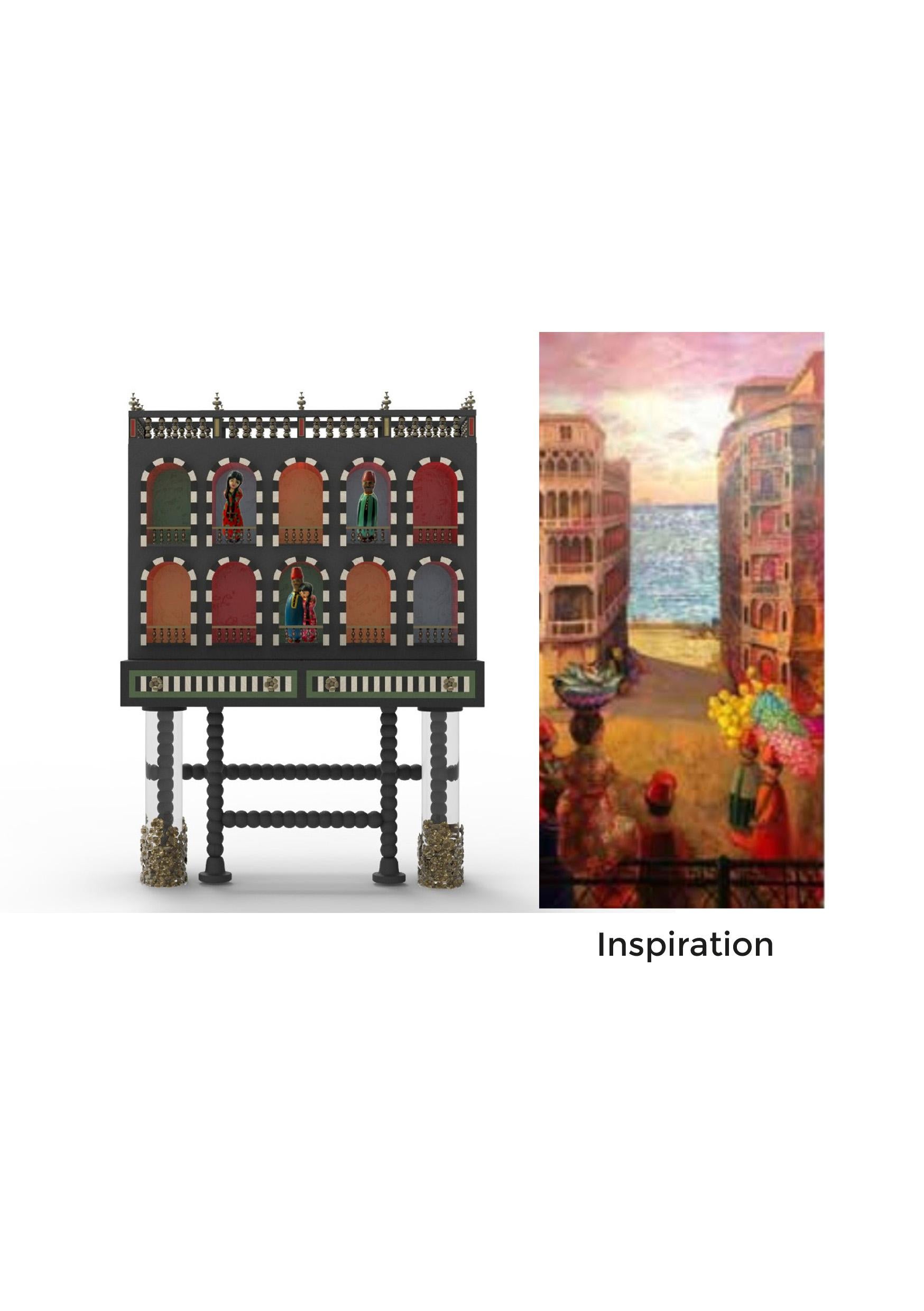 Alex Secretary in collaboration with artist Adel Moustafa For Sale 1