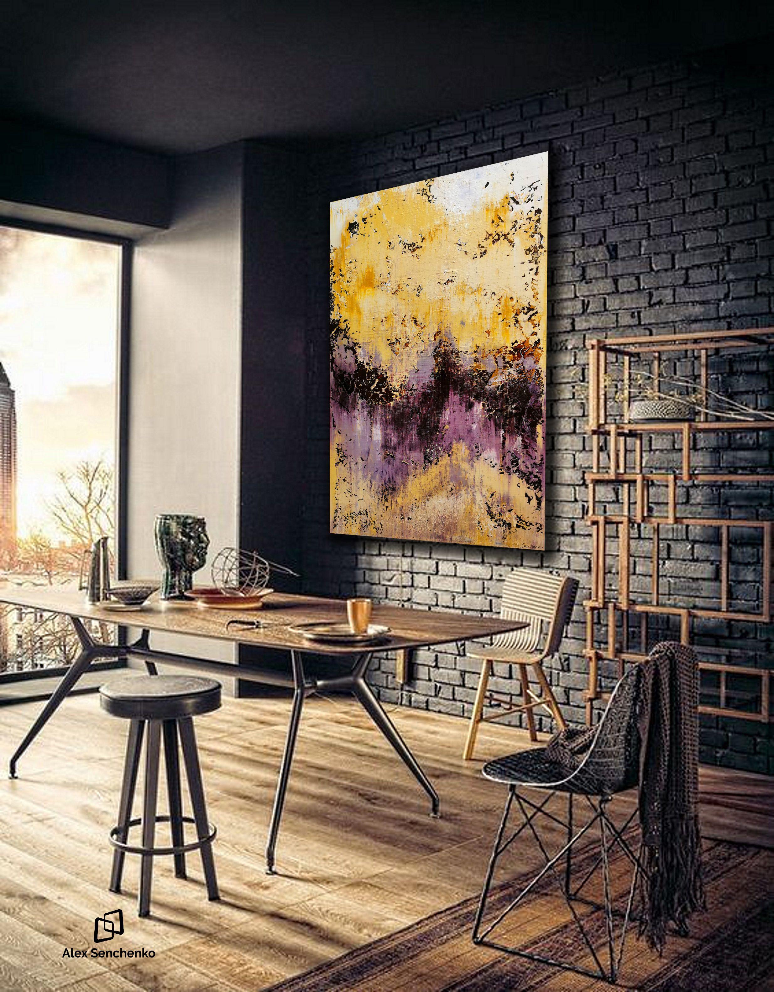Astratto 1239, Pittura, Acrilico su tela - Abstract Painting Beige di Alex Senchenko