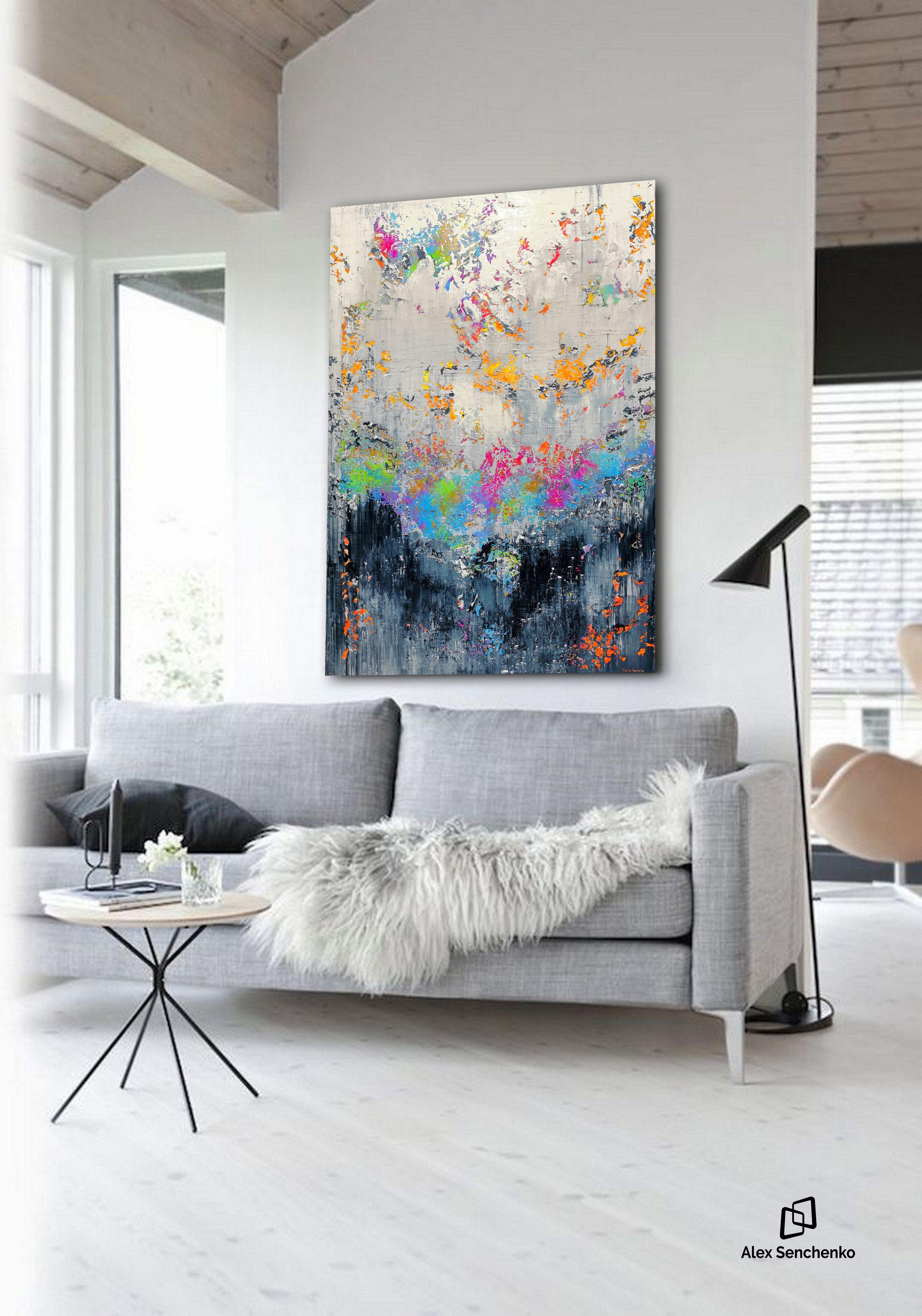 You have the opportunity to get a painting straight out of my studio in Manchester !    This original painting is perfect for any modern interior !  ___________________________________________          ARTIST : Alex Senchenko Â©      Title :