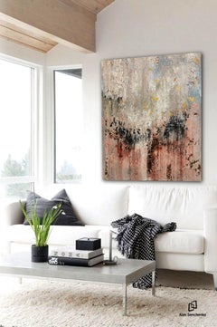 Abstract 1259 - Acrylic Canvas Painting, Oversized, Ready to Hang, 140x120cm.