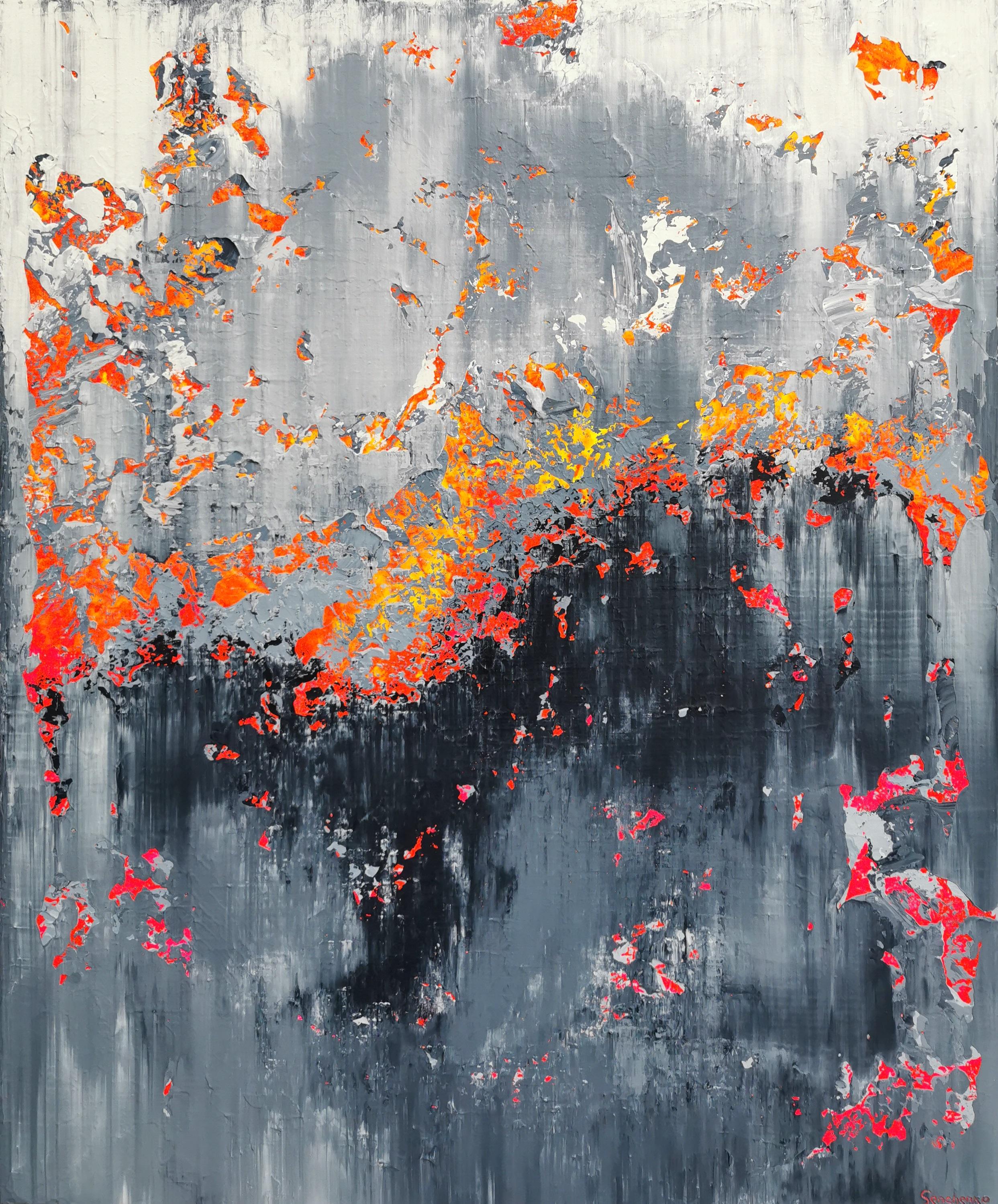 Abstract 2101 , Acrylic Painting on Canvas, Signed, 120x100cm