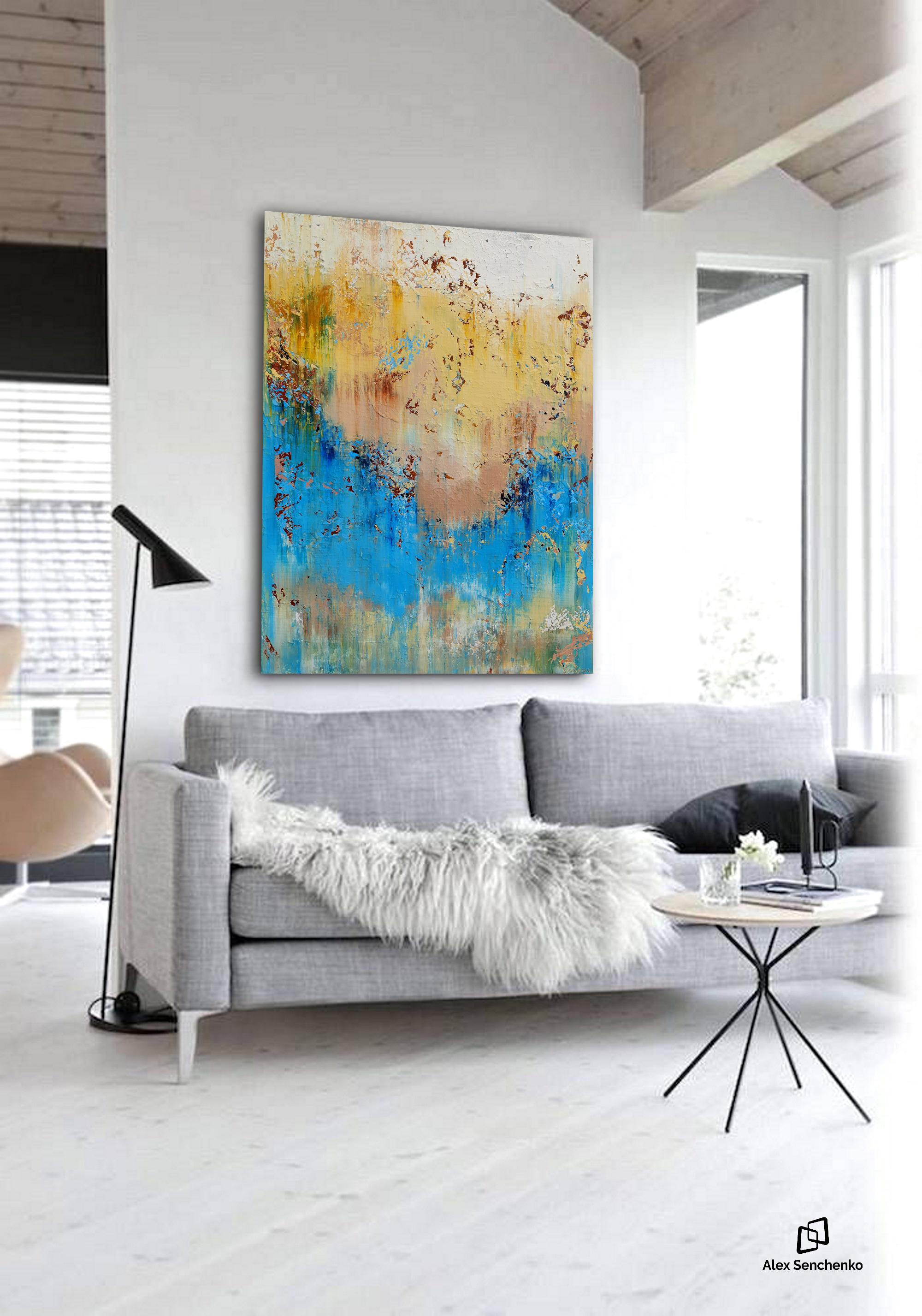 Résumé 2107 - Abstrait Painting par Alex Senchenko