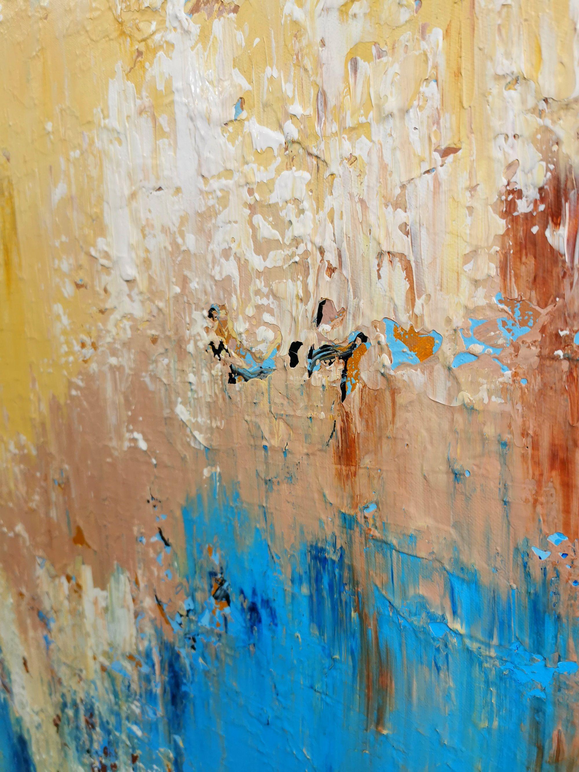Abstract 2108 - ist original, authentisch und vom Künstler persönlich signiert. Die mit Acryl auf Leinwand hergestellten Bilder sind mit einer klaren, glänzenden Beschichtung versehen, die Ihre wertvollen Kunstwerke vor UV-Licht, Feuchtigkeit und