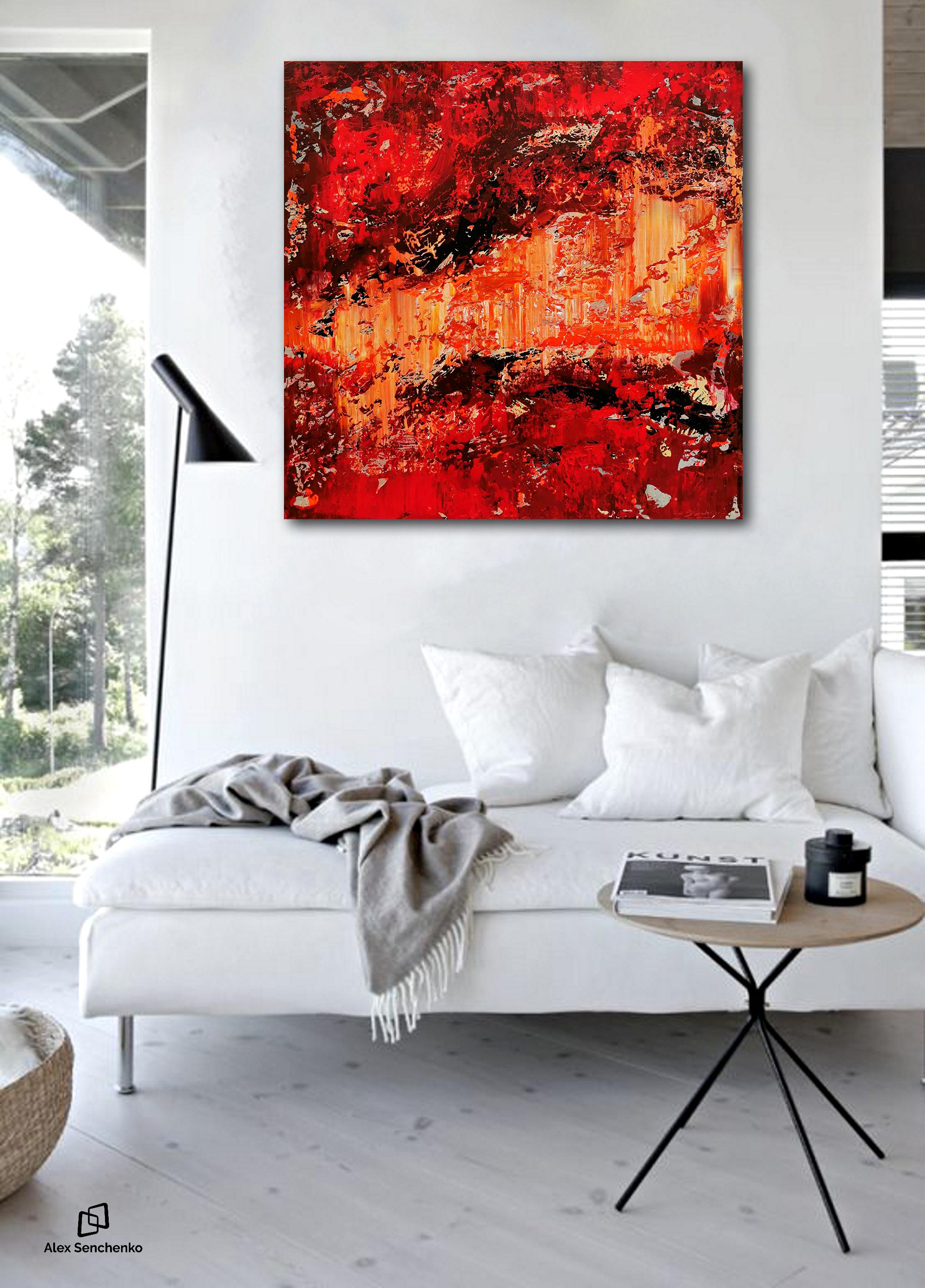 Astratto 21103 - Interior Painting Rosso di Alex Senchenko