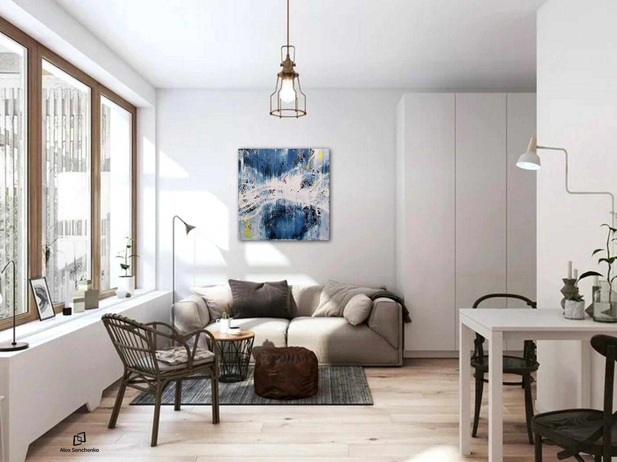 Astratto 21112 - Interior Painting Grigio di Alex Senchenko