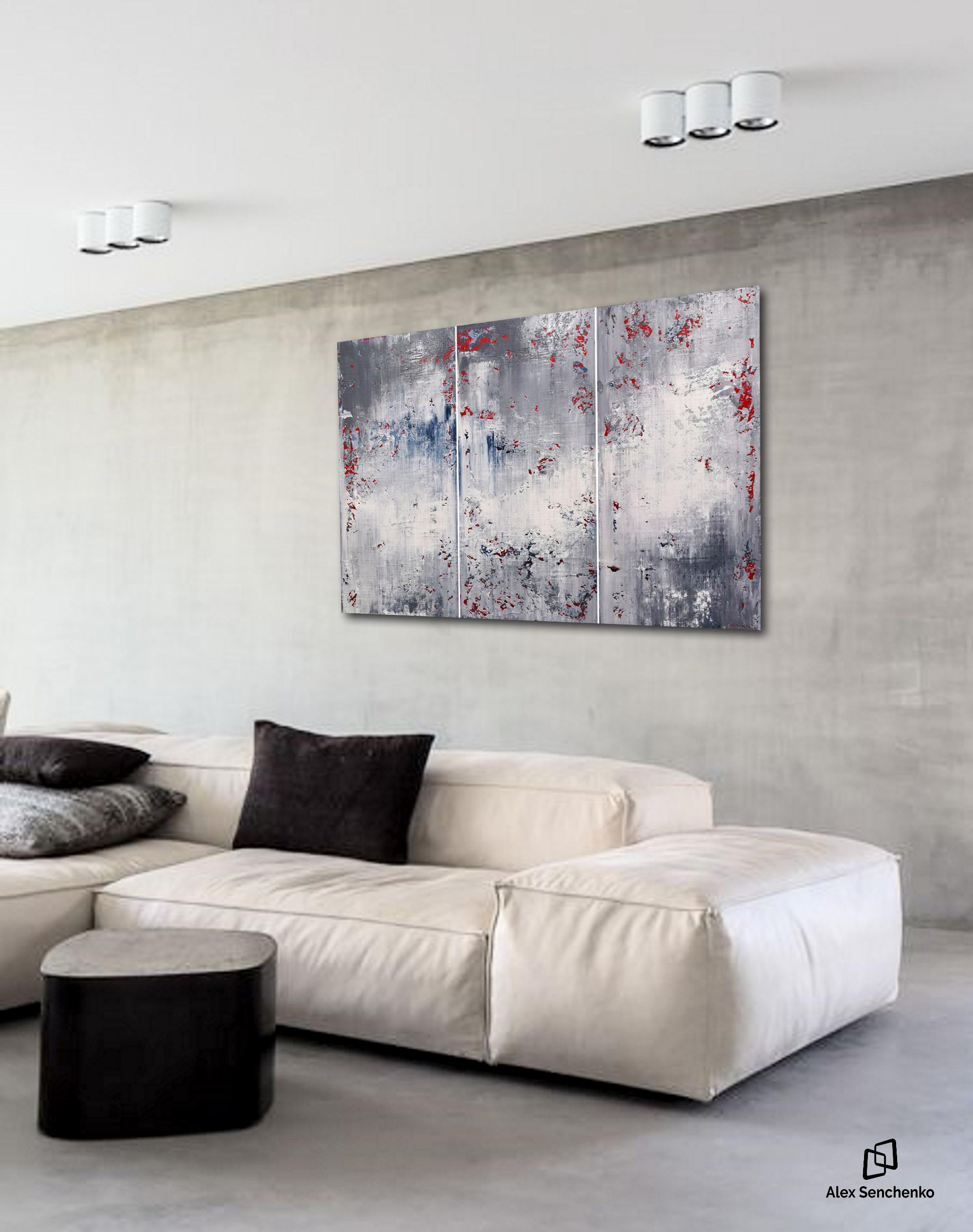 There’s something ethereal, almost magical, about contemporary paintings. The
incredible Expressionism bleeds through the canvas, transforming any room into an
entirely new experience. Alex Senchenko’s ,, Abstract 2128 ,, painting will give your