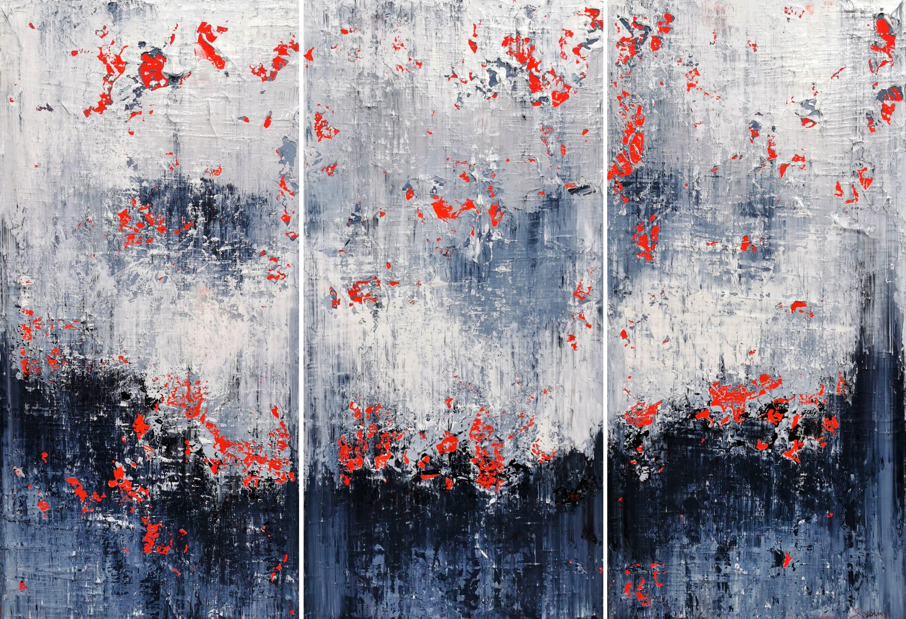 Abstraktes 2129, Gemälde, Acryl auf Leinwand