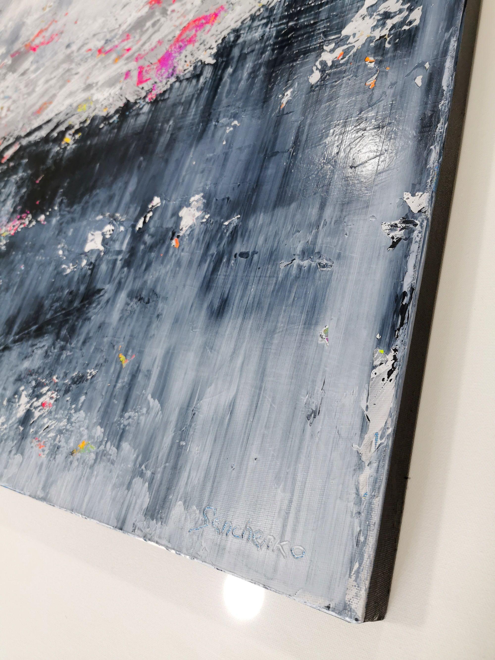 Abstraktes Gemälde, Acryl auf Leinwand, 2137 im Angebot 1