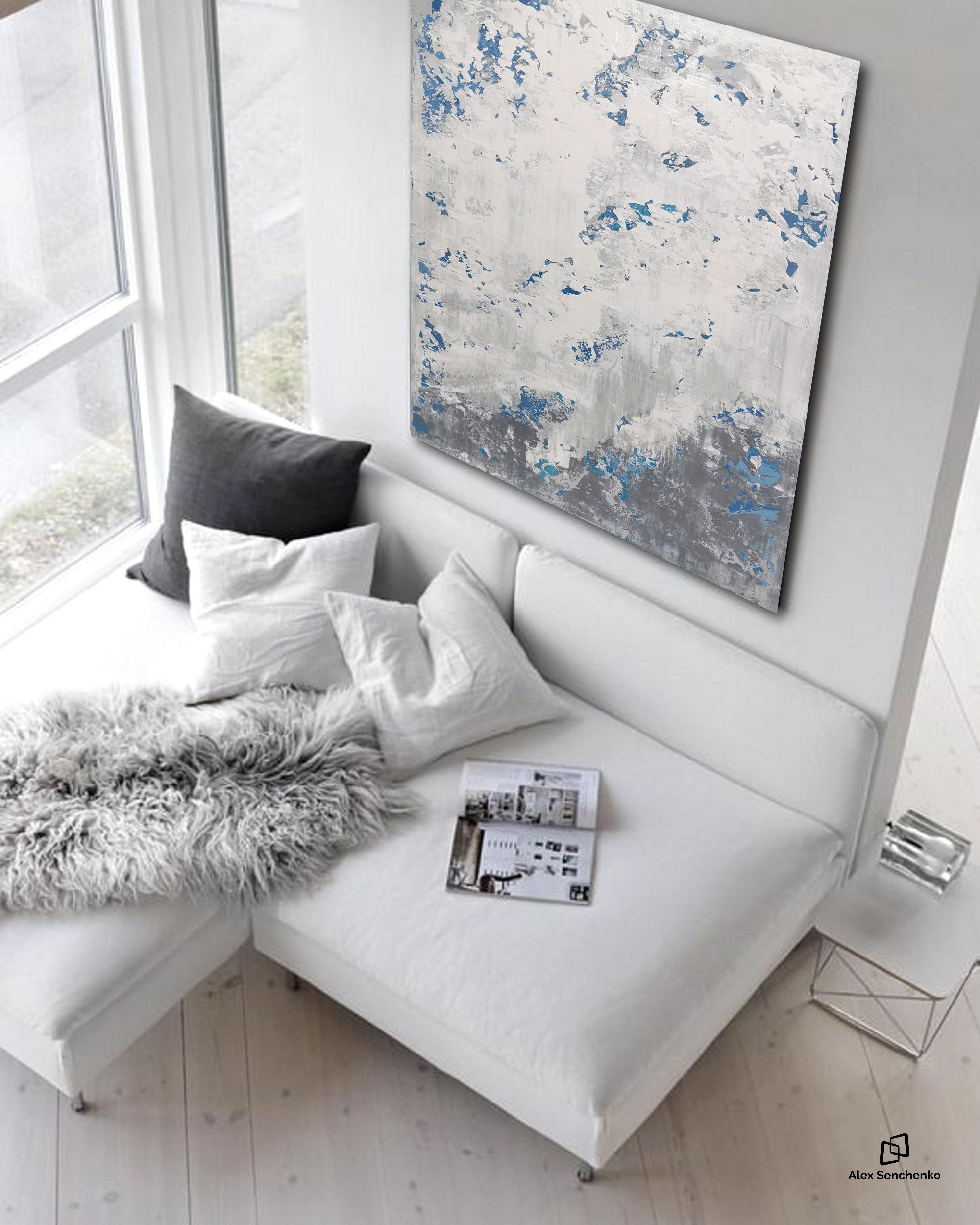 Astratto 2156 - Interior Painting Grigio di Alex Senchenko