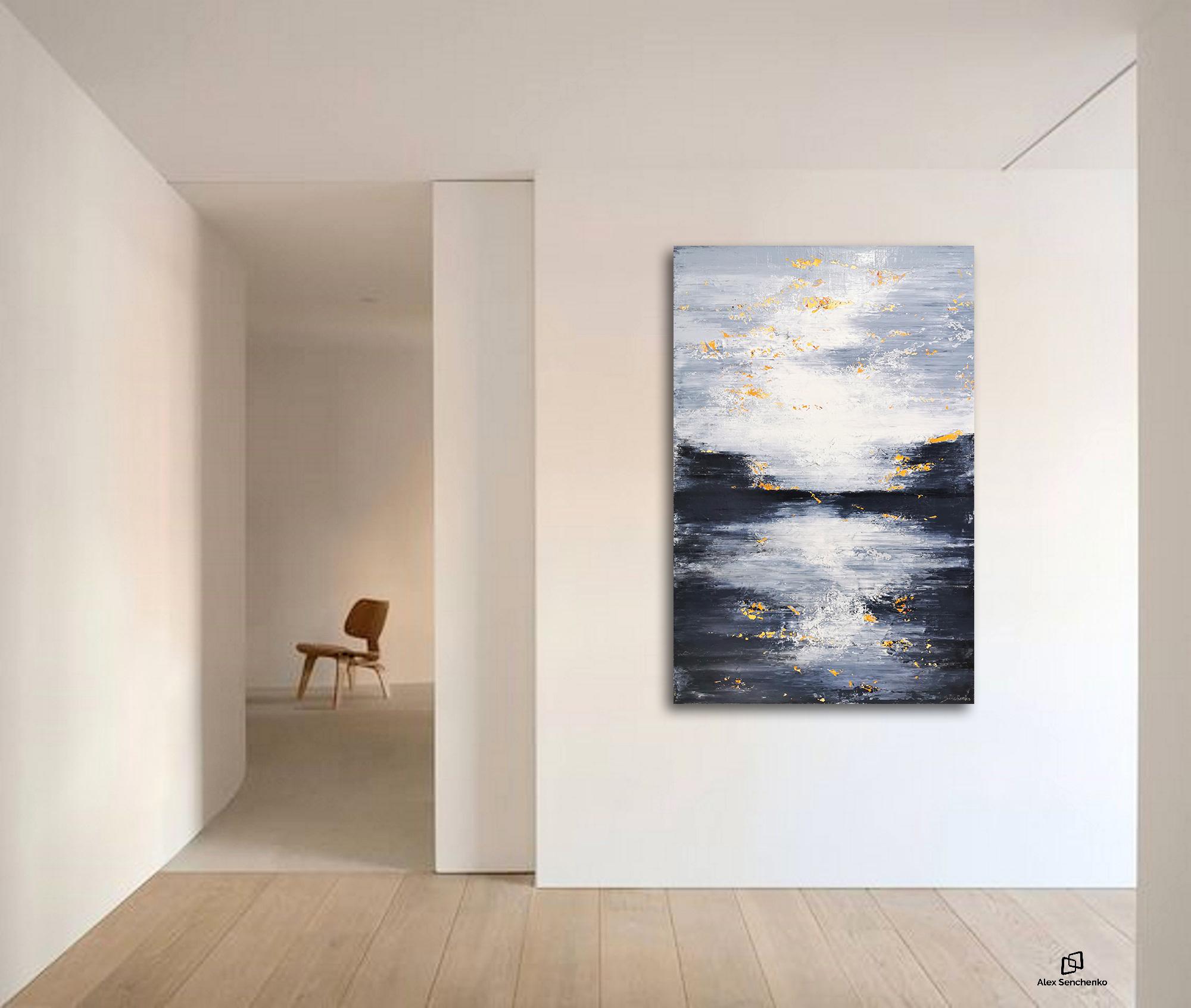 This is a one of a kind painting, an absolutely spontaneous, vibrant and unique creation by me, Alex Senchenko

This high quality acrylic painting is done on gallery wrapped canvas, with no need for framing, as the edges are painted. You will