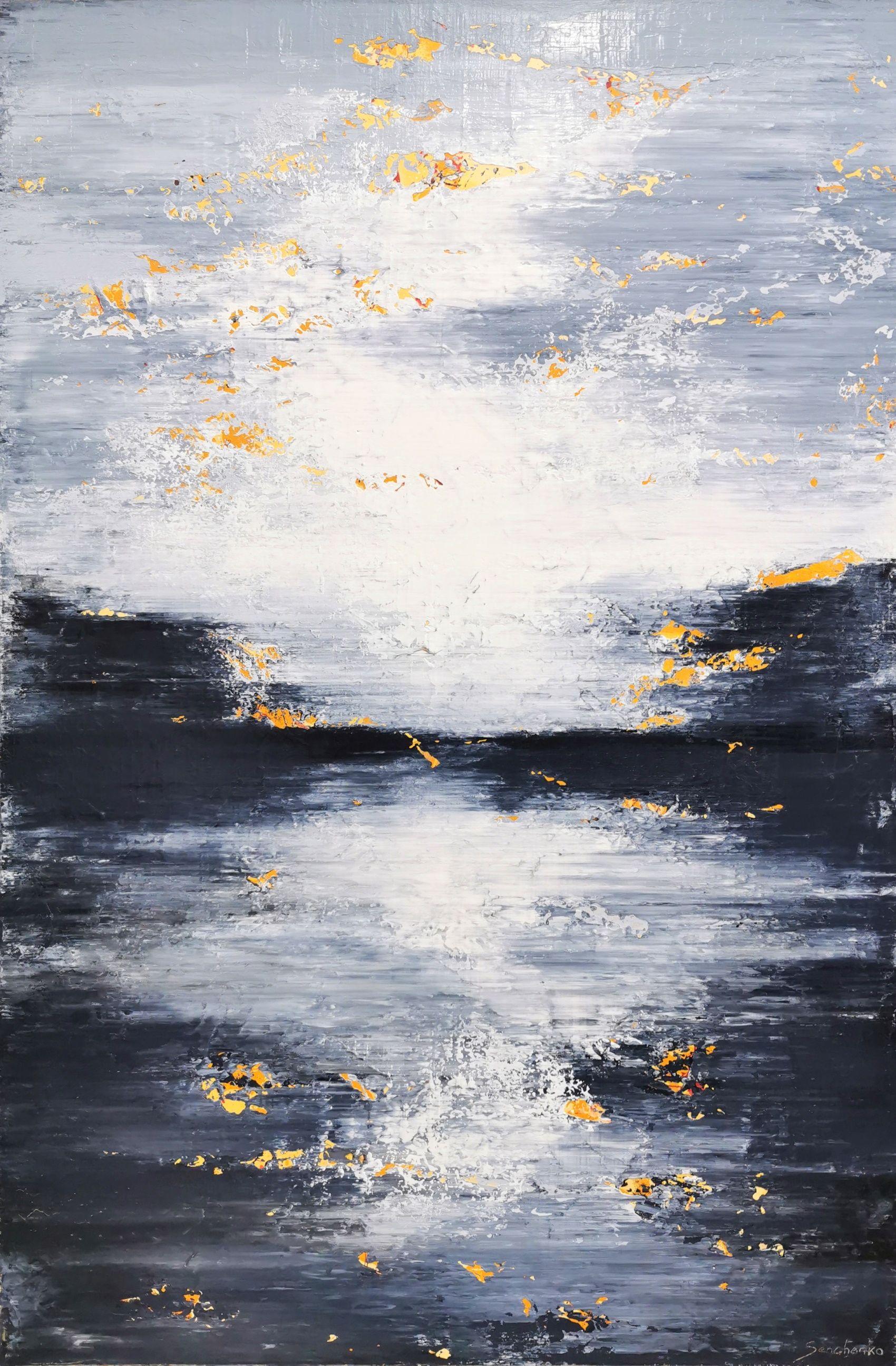 Abstract Painting di Alex Senchenko - Astratto 2160, Pittura, Acrilico su tela