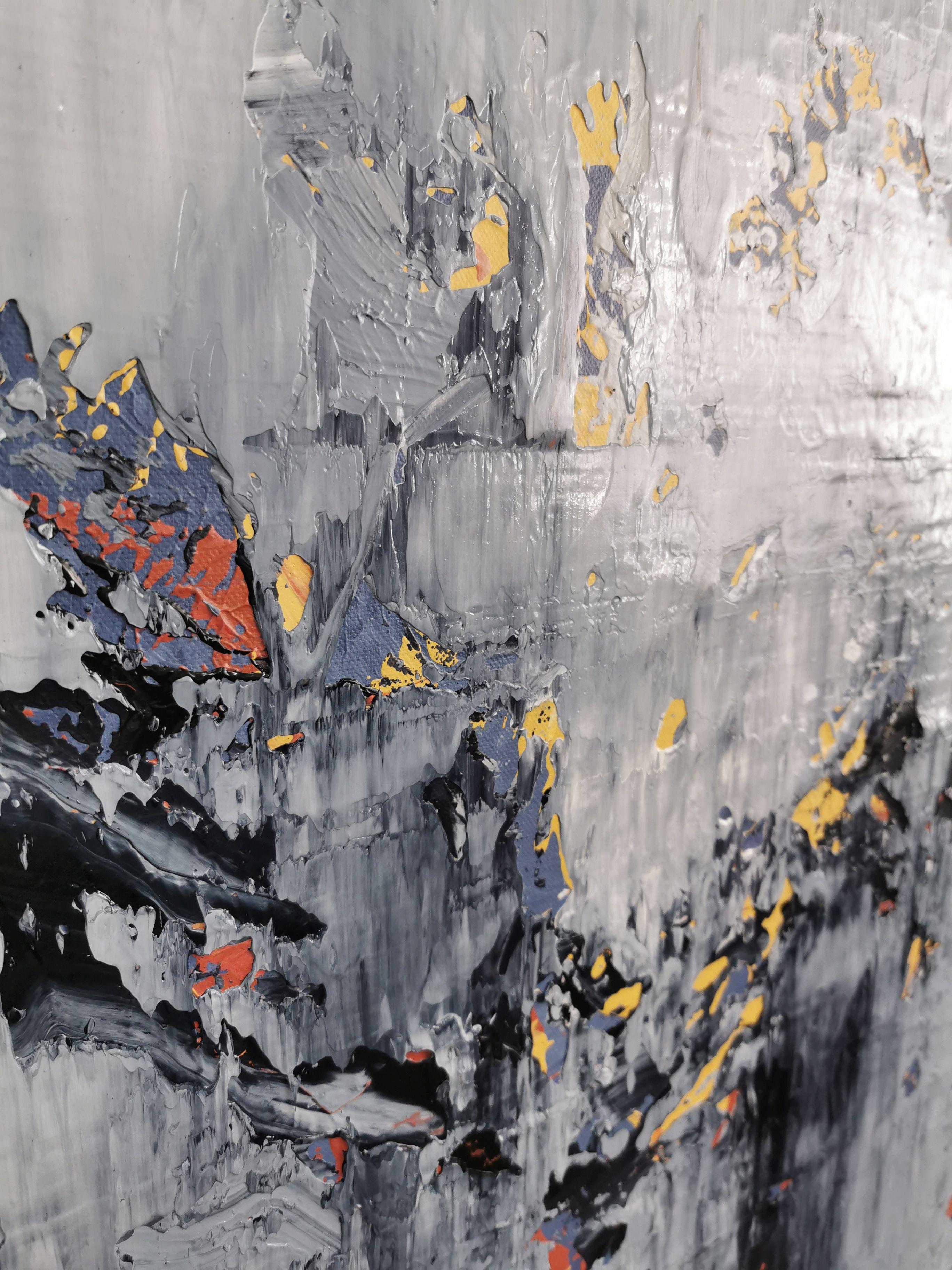 This is a one of a kind painting, an absolutely spontaneous, vibrant and unique creation by me, Alex Senchenko    This high quality acrylic painting is done on gallery wrapped canvas, with no need for framing, as the edges are painted. You will
