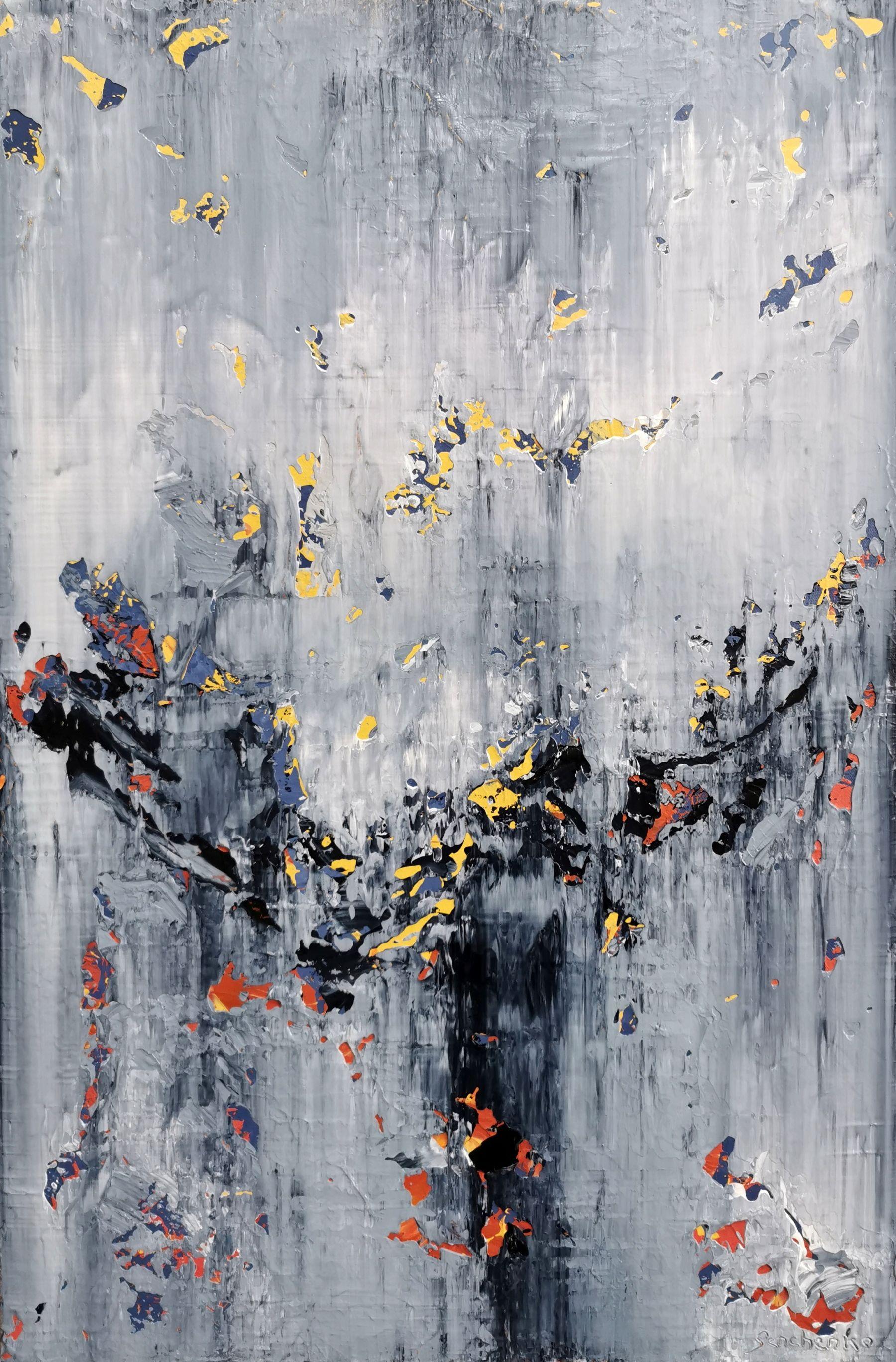 Alex Senchenko Abstract Painting - Abstract 2182, Painting, Acrylic on Canvas