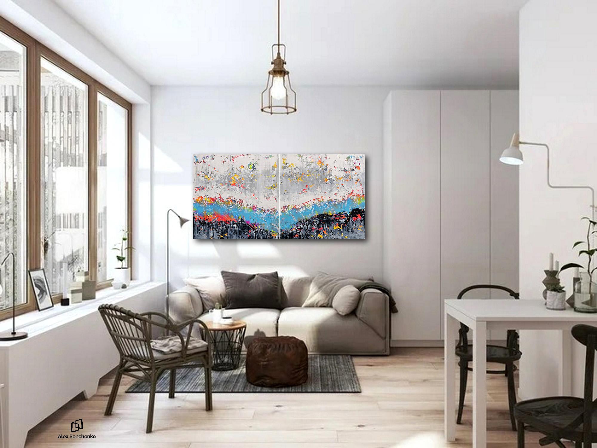 Astratto 2195 - Painting di Alex Senchenko
