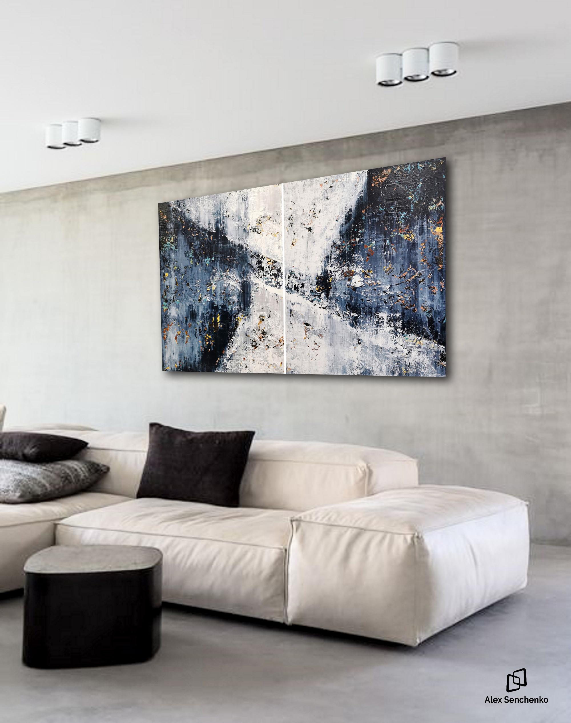 Questa opera d'arte originale di Alex Senchenko è un pezzo astratto e contemporaneo in acrilico su tela. Perfetto per una stanza che ha bisogno di un'esplosione di colore.
Viene fornito con un certificato di autenticità, firmato e datato