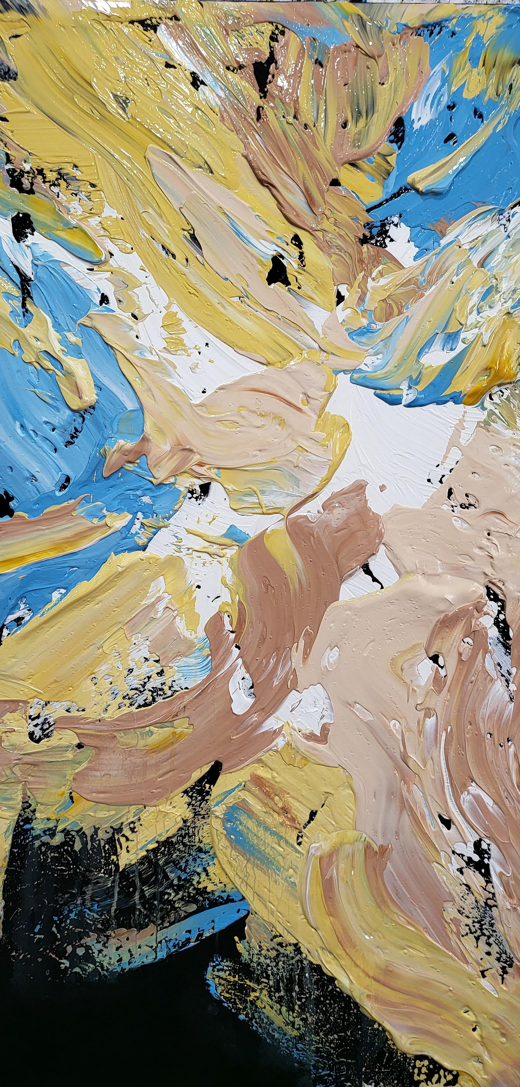 Alex Senchenko Abstract Painting – Zusammenfassung 22112