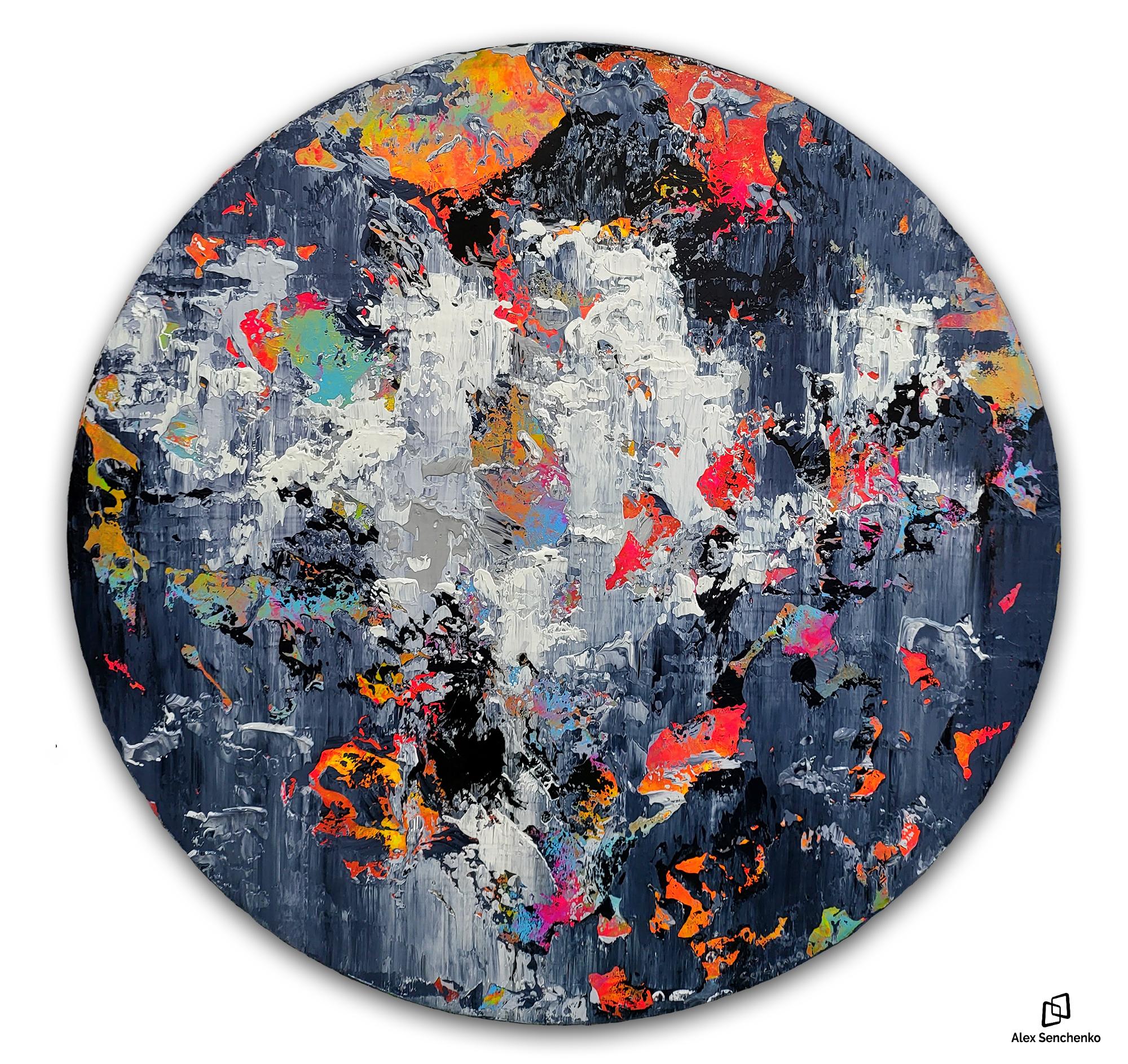 Alex Senchenko Abstract Painting - Abstract 22114