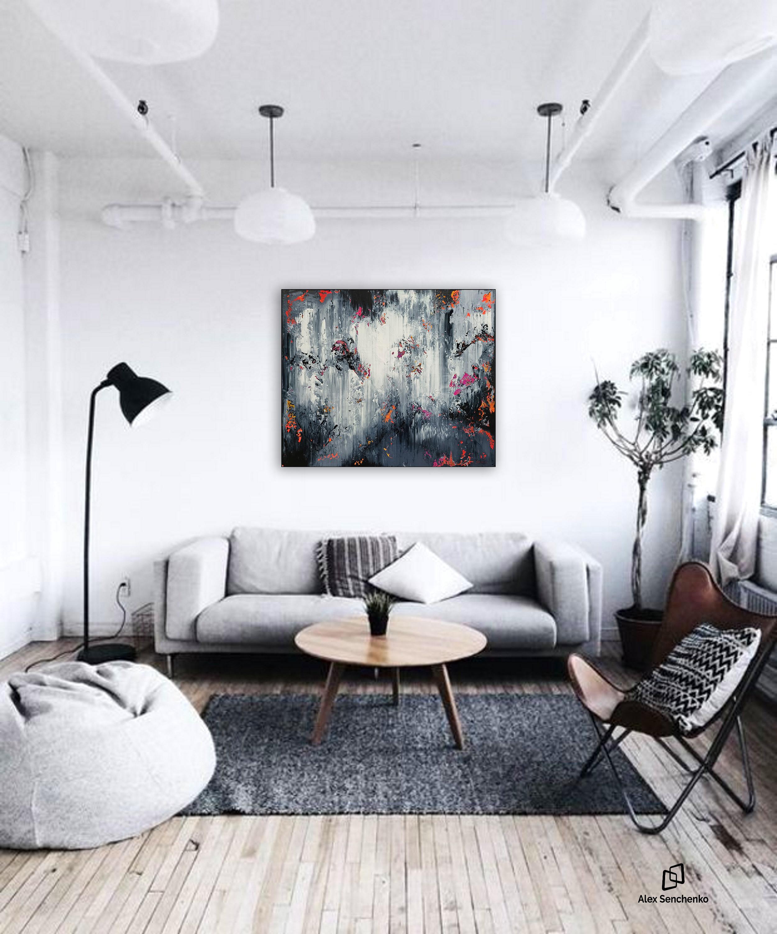 Astratto 22134 - Interior Painting Grigio di Alex Senchenko