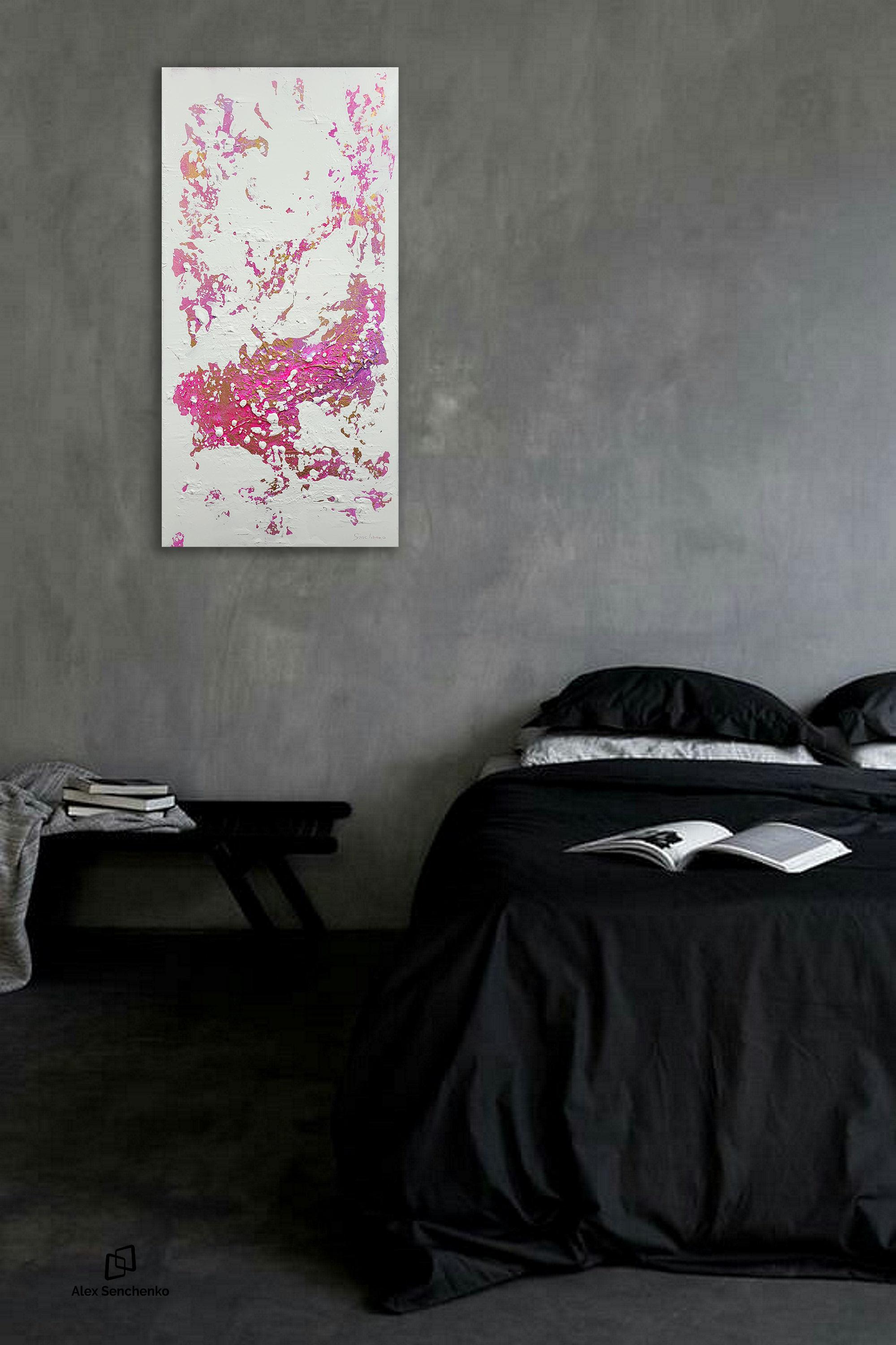 Astratto 22148 - Abstract Painting Grigio di Alex Senchenko