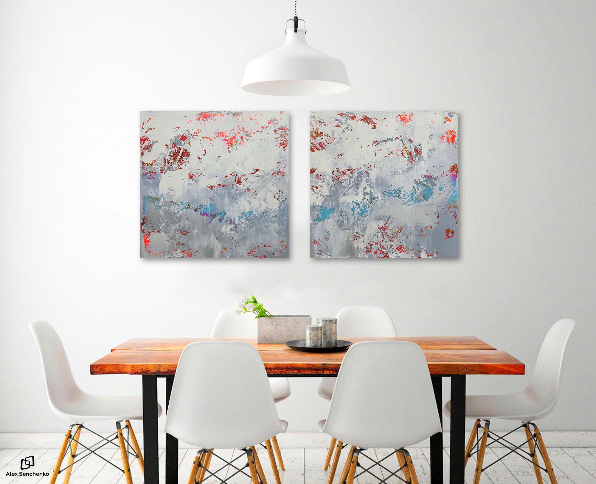 Astratto 22156 - Interior Painting Grigio di Alex Senchenko
