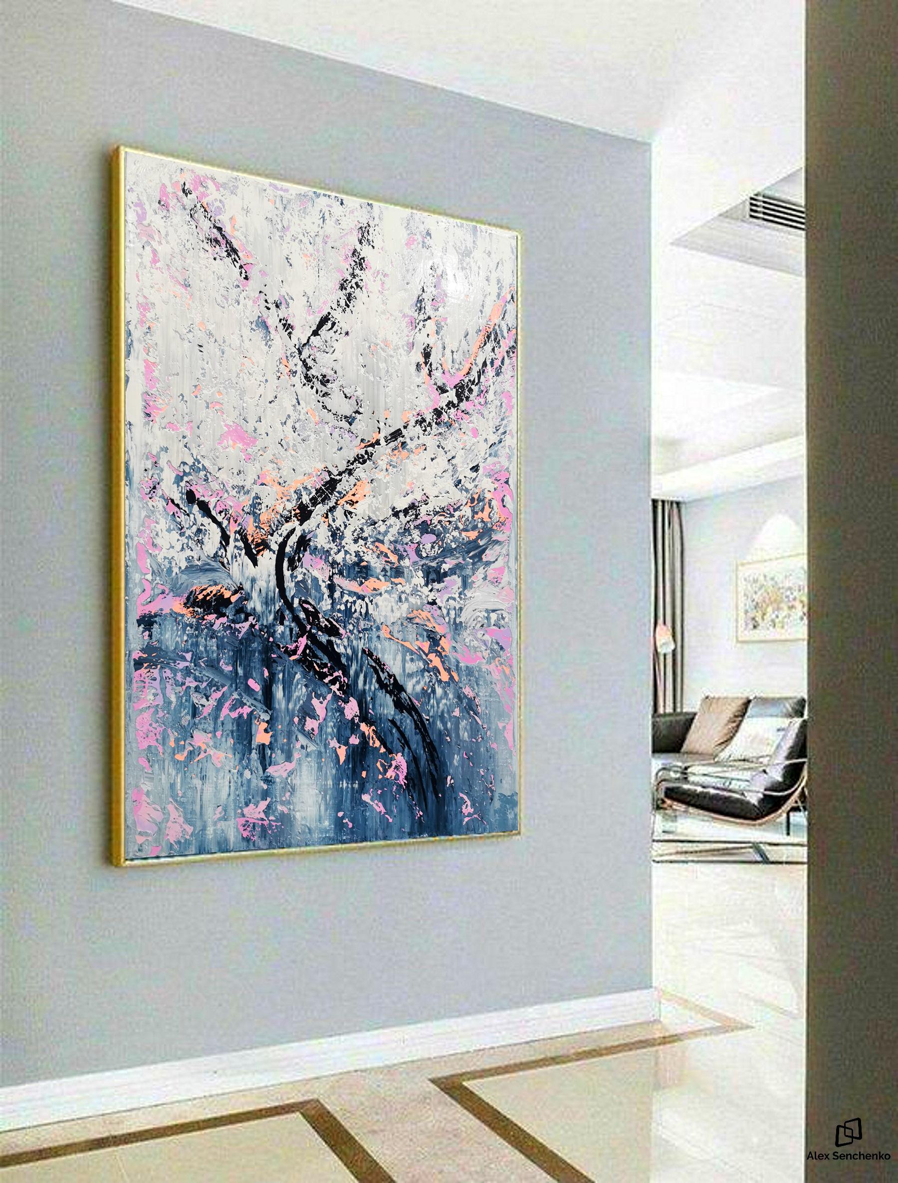 Questo è un dipinto unico nel suo genere, una creazione assolutamente spontanea, vibrante e unica da parte mia, Alex Senchenko.

Questo dipinto in acrilico di alta qualità è realizzato su una tela avvolta in una galleria, senza bisogno di essere