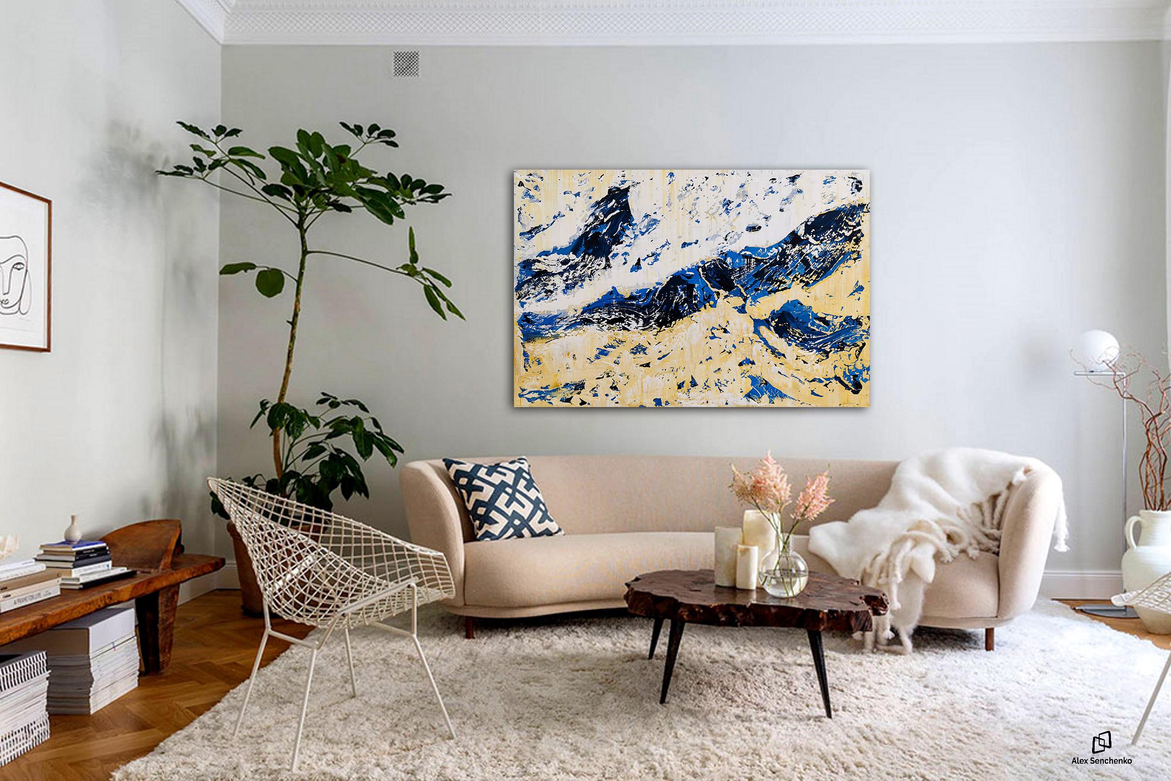 There’s something ethereal, almost magical, about contemporary paintings. The incredible Expressionism bleeds through the canvas, transforming any room into an entirely new experience. Alex Senchenko’s - Abstract 2232 - painting will give your space