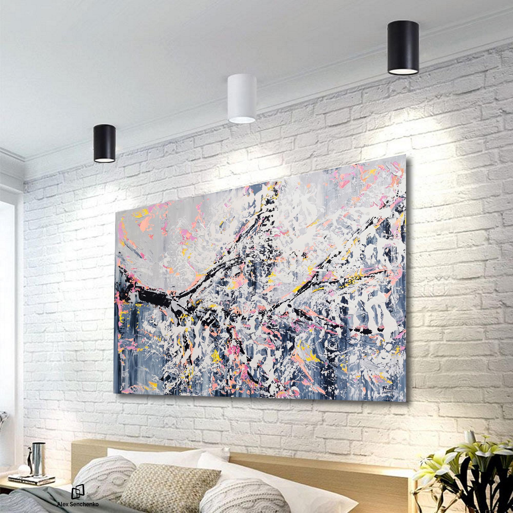Astratto 2234 - Interior Painting Grigio di Alex Senchenko