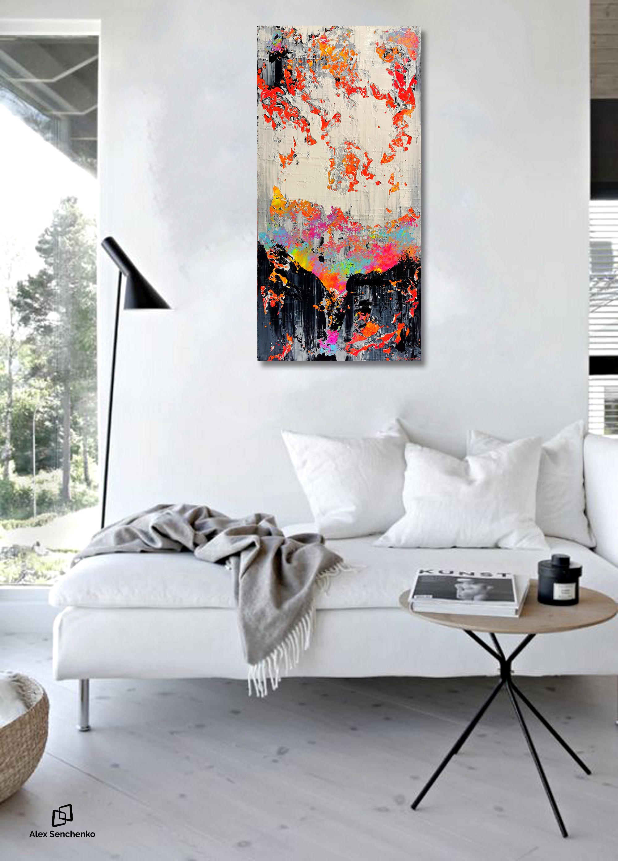 Astratto 2237 - Interior Painting Beige di Alex Senchenko
