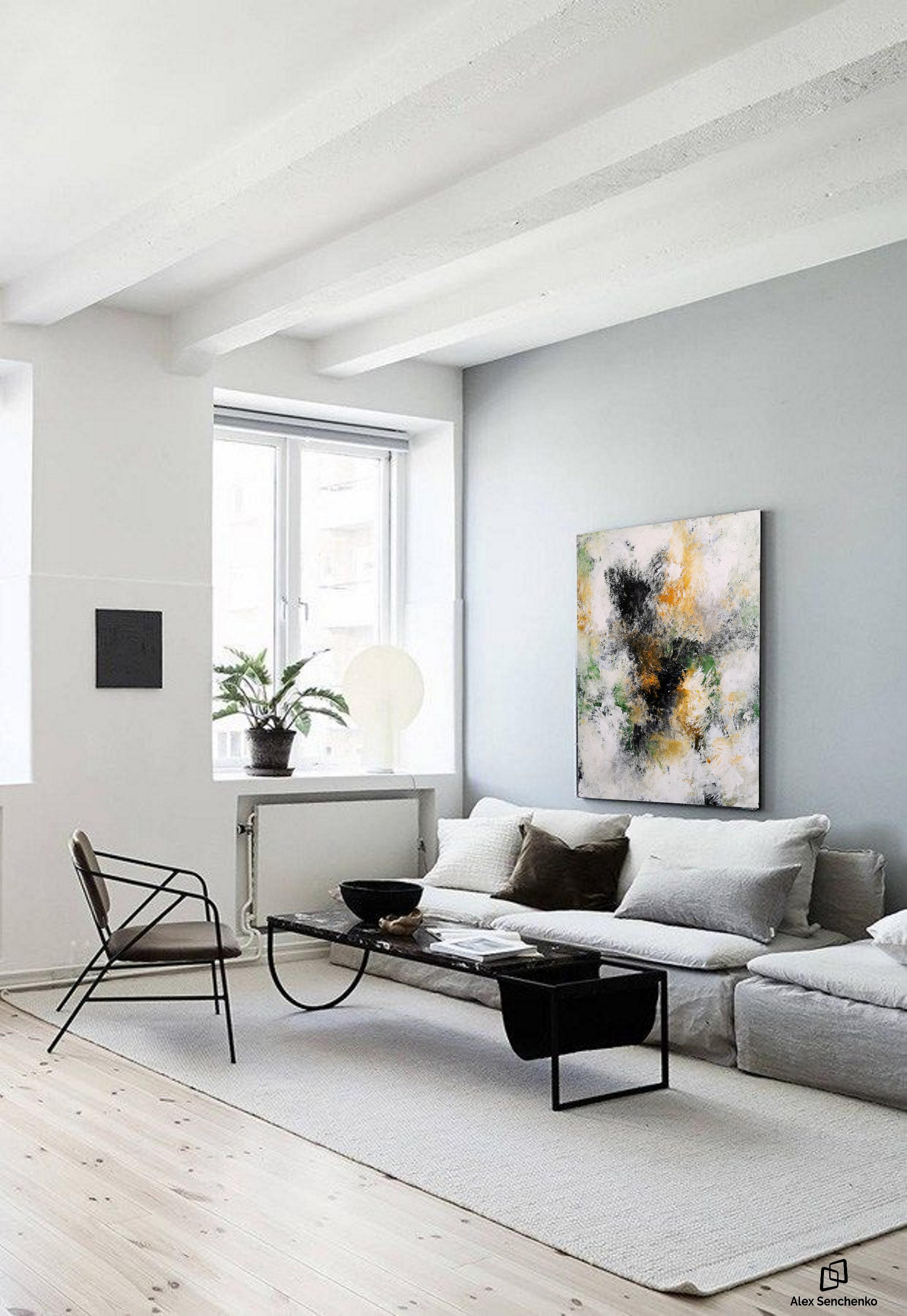 Astratto 2246 - Interior Painting Grigio di Alex Senchenko