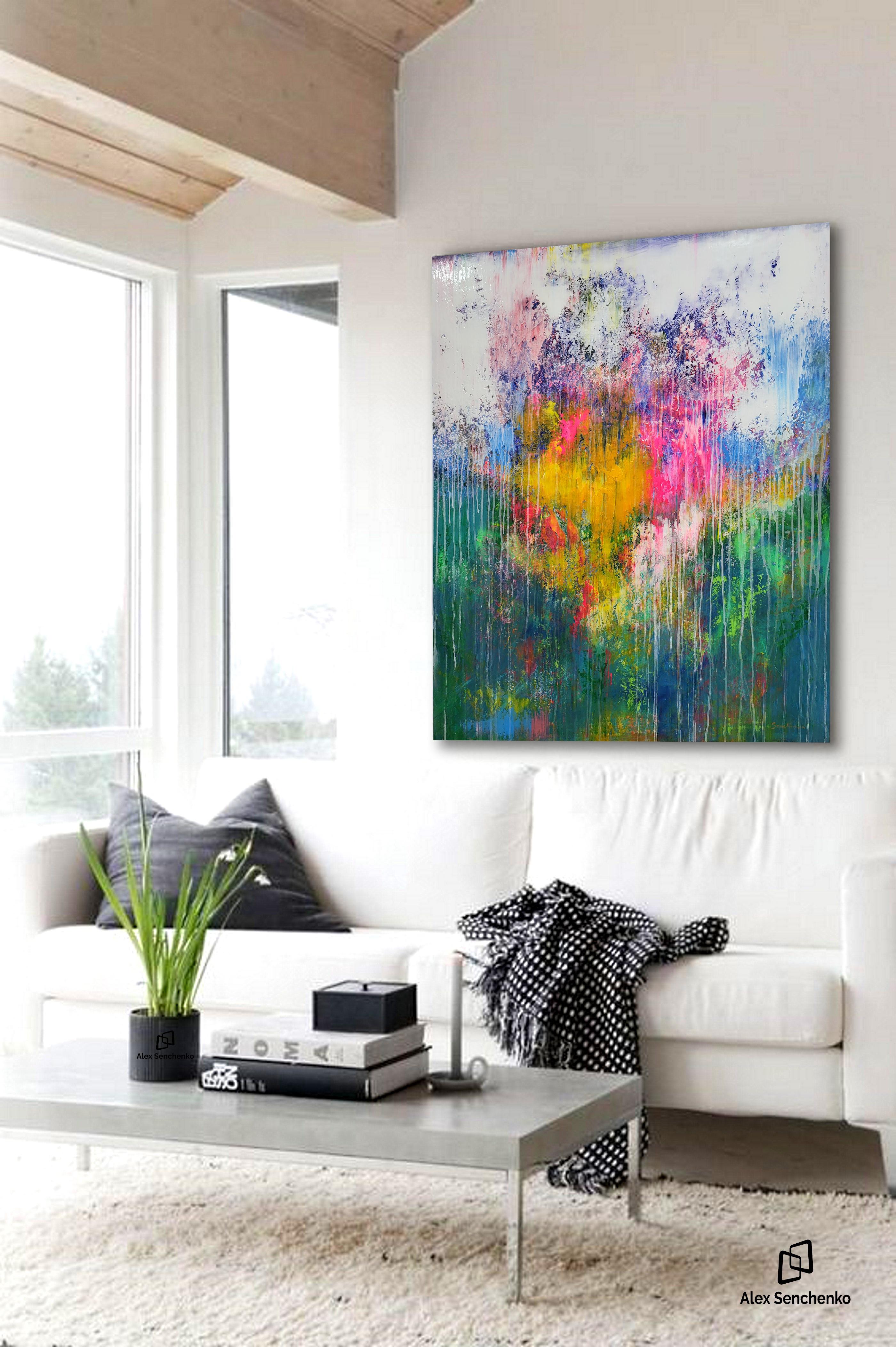 Abstract 2395 - Painting by Alex Senchenko