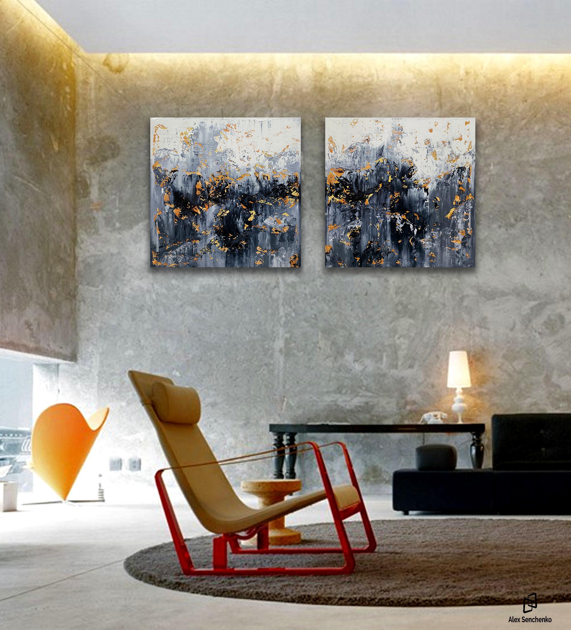 Astratto 2302 - Painting di Alex Senchenko
