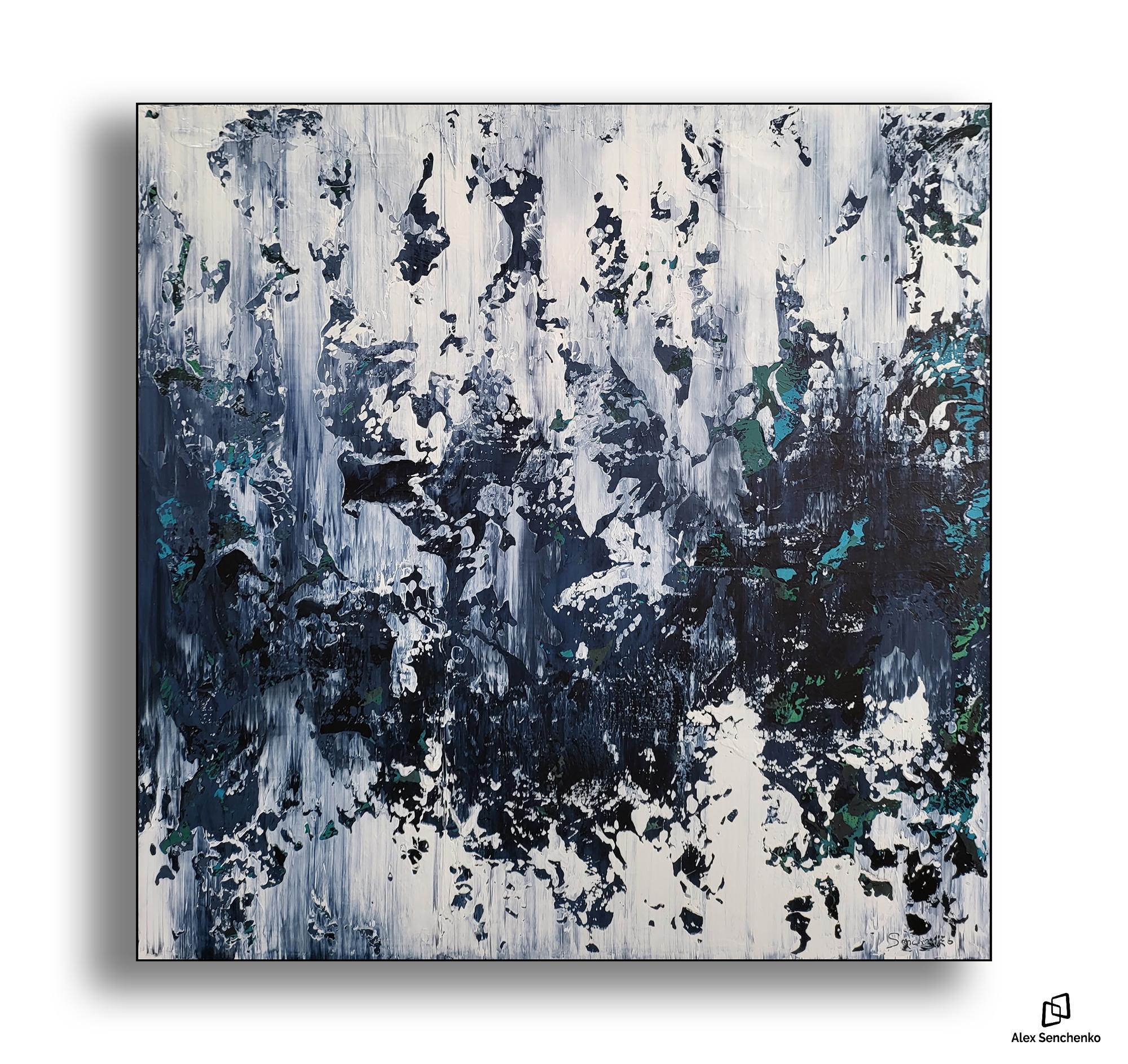 Die Wohnungen kreativer Menschen haben etwas Besonderes an sich. Sie umgeben sich gerne mit inspirierenden Dingen, von einzigartigen Tischtüchern bis hin zu unglaublichen Gemälden an den Wänden. Alex Senchenko's Abstract 2325. kann Ihrem Zuhause das