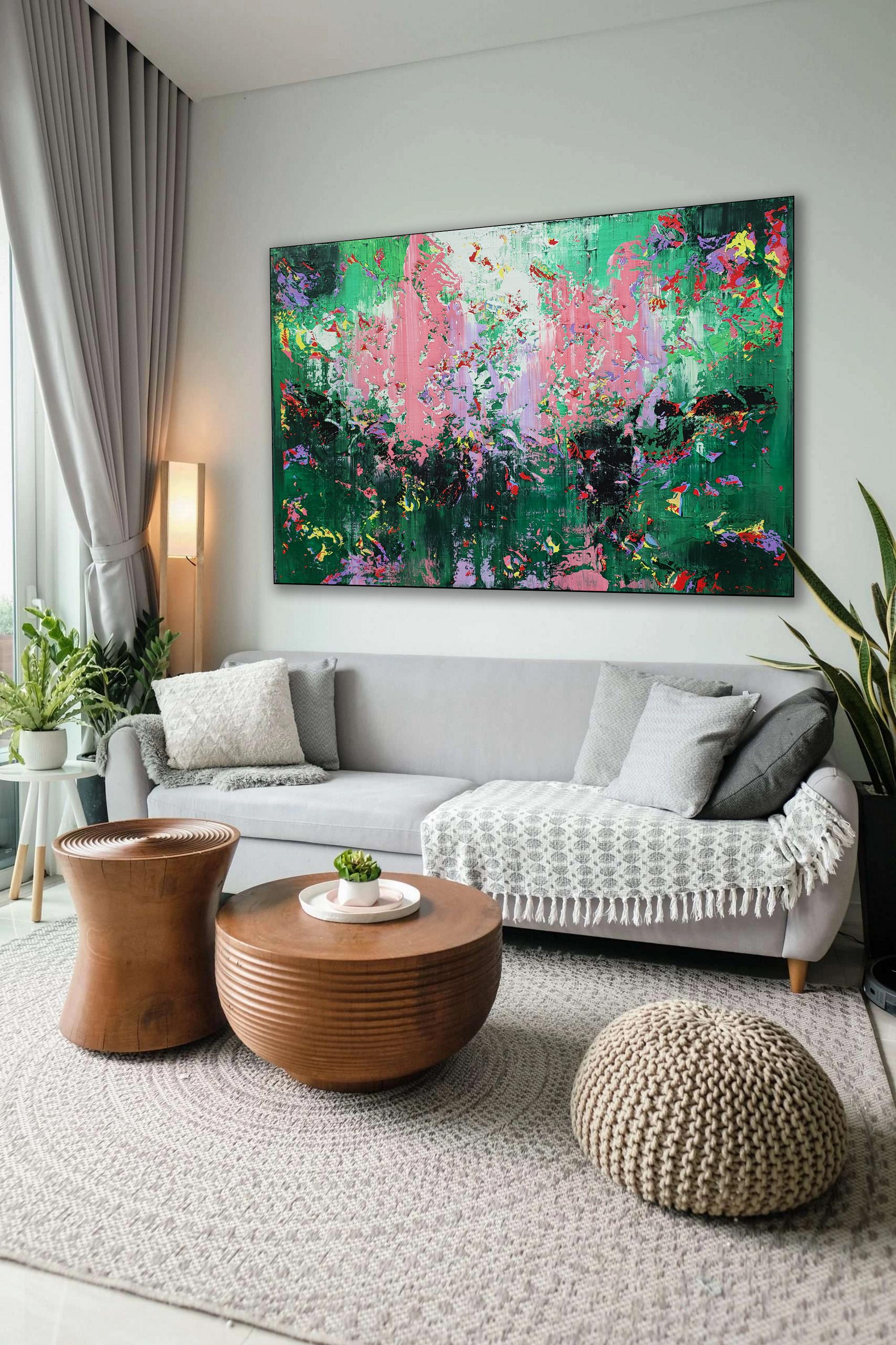 There’s something different about the homes of creative people. They like to surround themselves with inspiring things, from unique tablecloths to the incredible paintings on the walls. Alex Senchenko’s ,, Abstract 2327 '' can give your home that