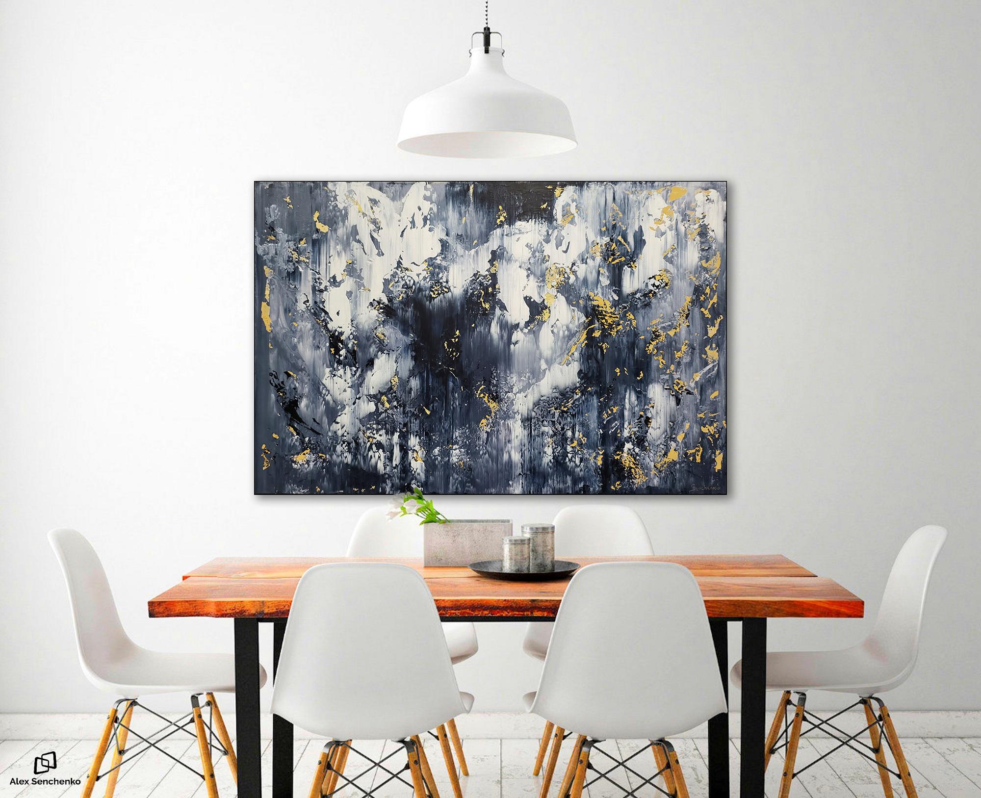 There’s something ethereal, almost magical, about contemporary paintings. The incredible Expressionism bleeds through the canvas, transforming any room into an entirely new experience. Alex Senchenko’s - Abstract 2331 - painting will give your space