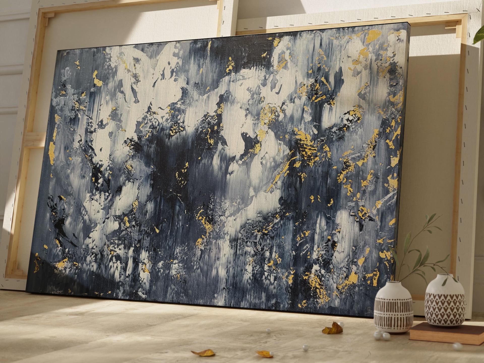 Resumen 2331 - Abstract Painting Gris de Alex Senchenko