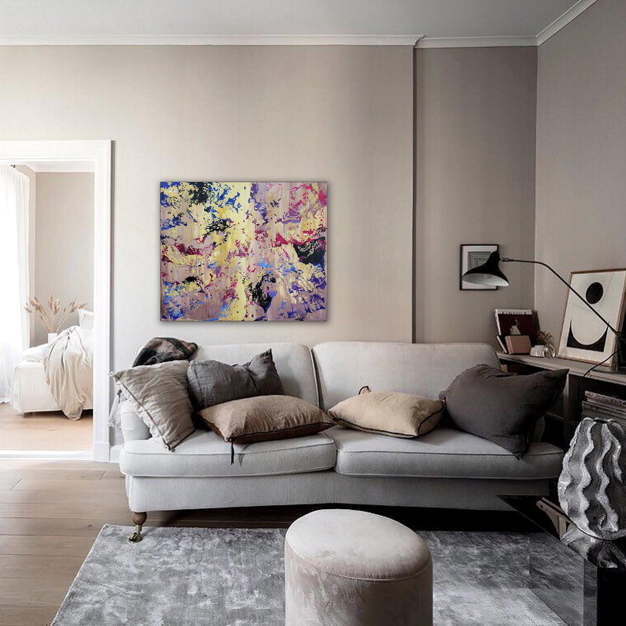 Astratto 2358 - Abstract Painting Marrone di Alex Senchenko