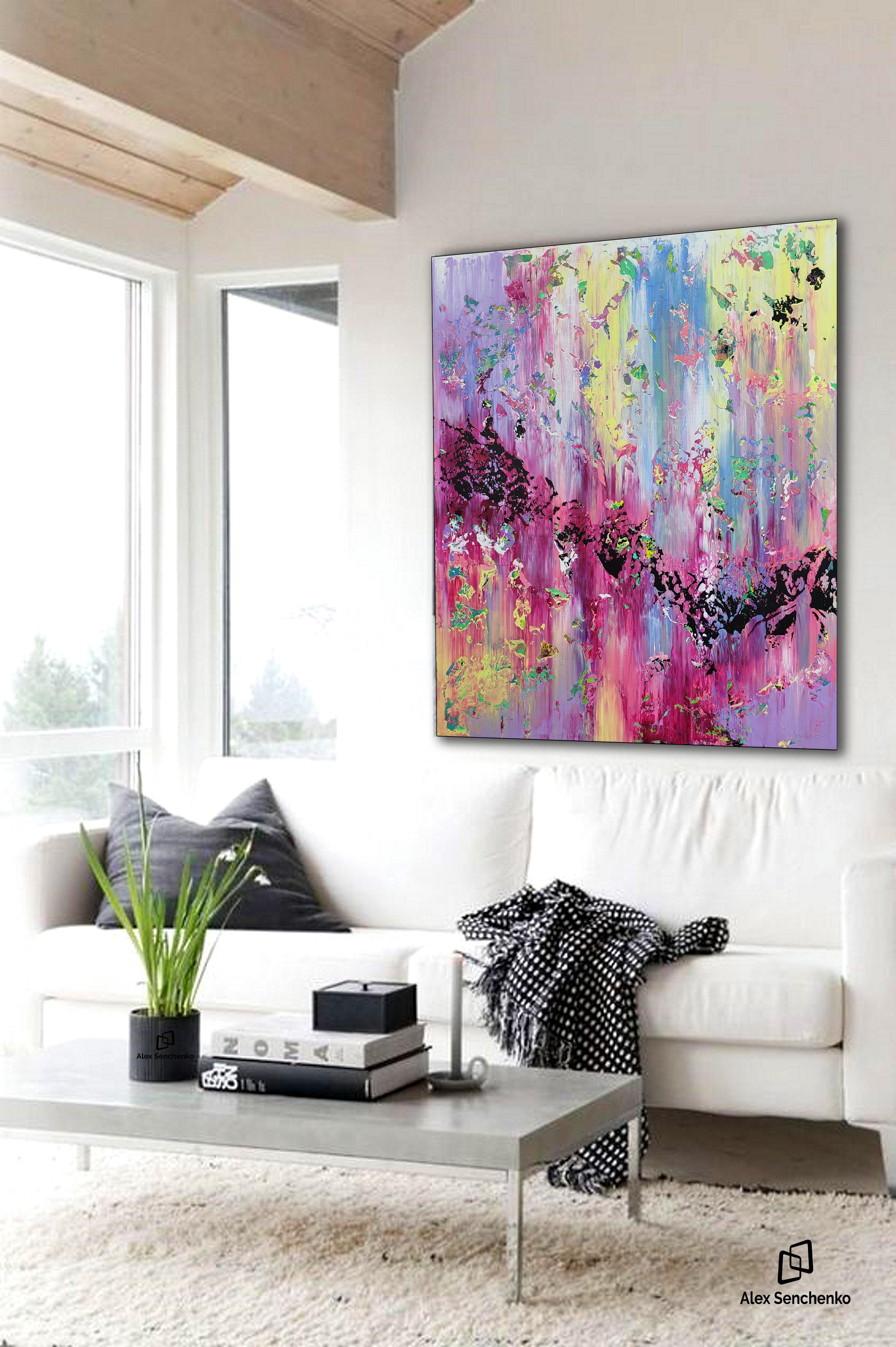Zusammenfassung 2359 (Grau), Abstract Painting, von Alex Senchenko