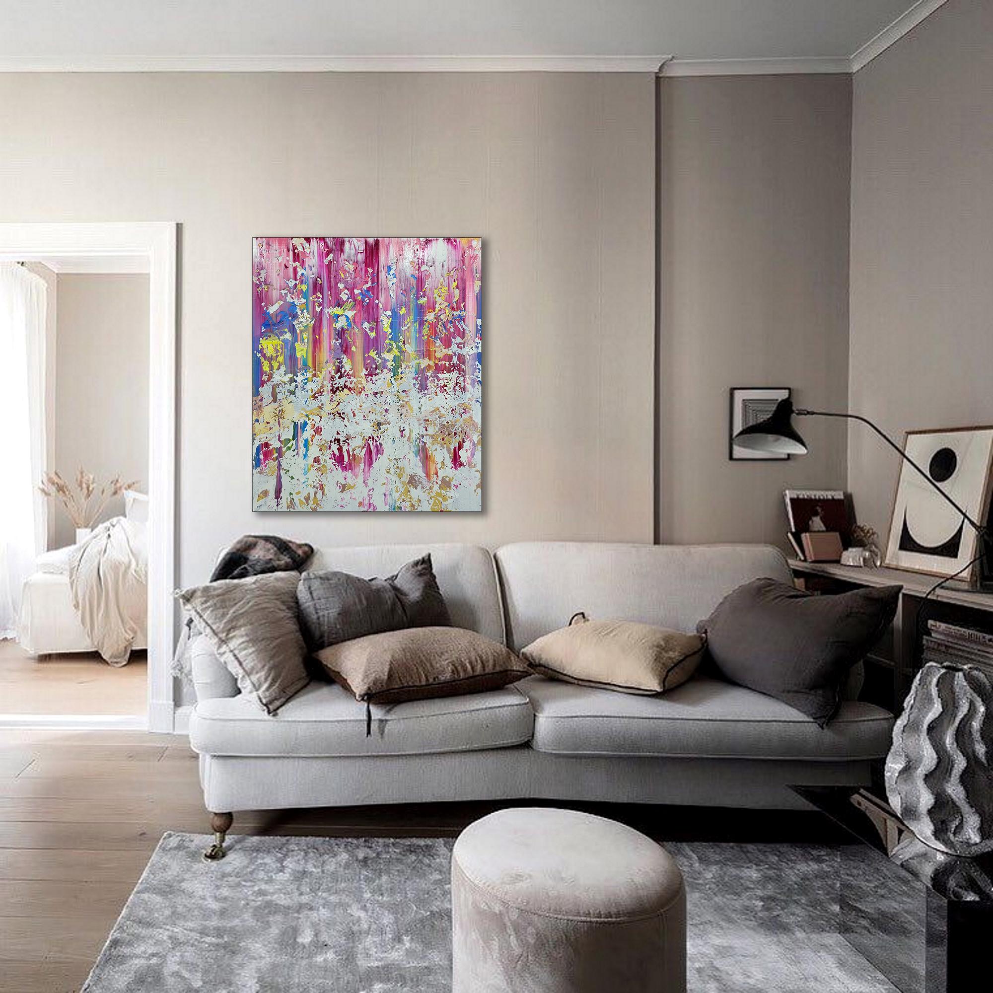 Astratto 2361 - Interior Painting Grigio di Alex Senchenko