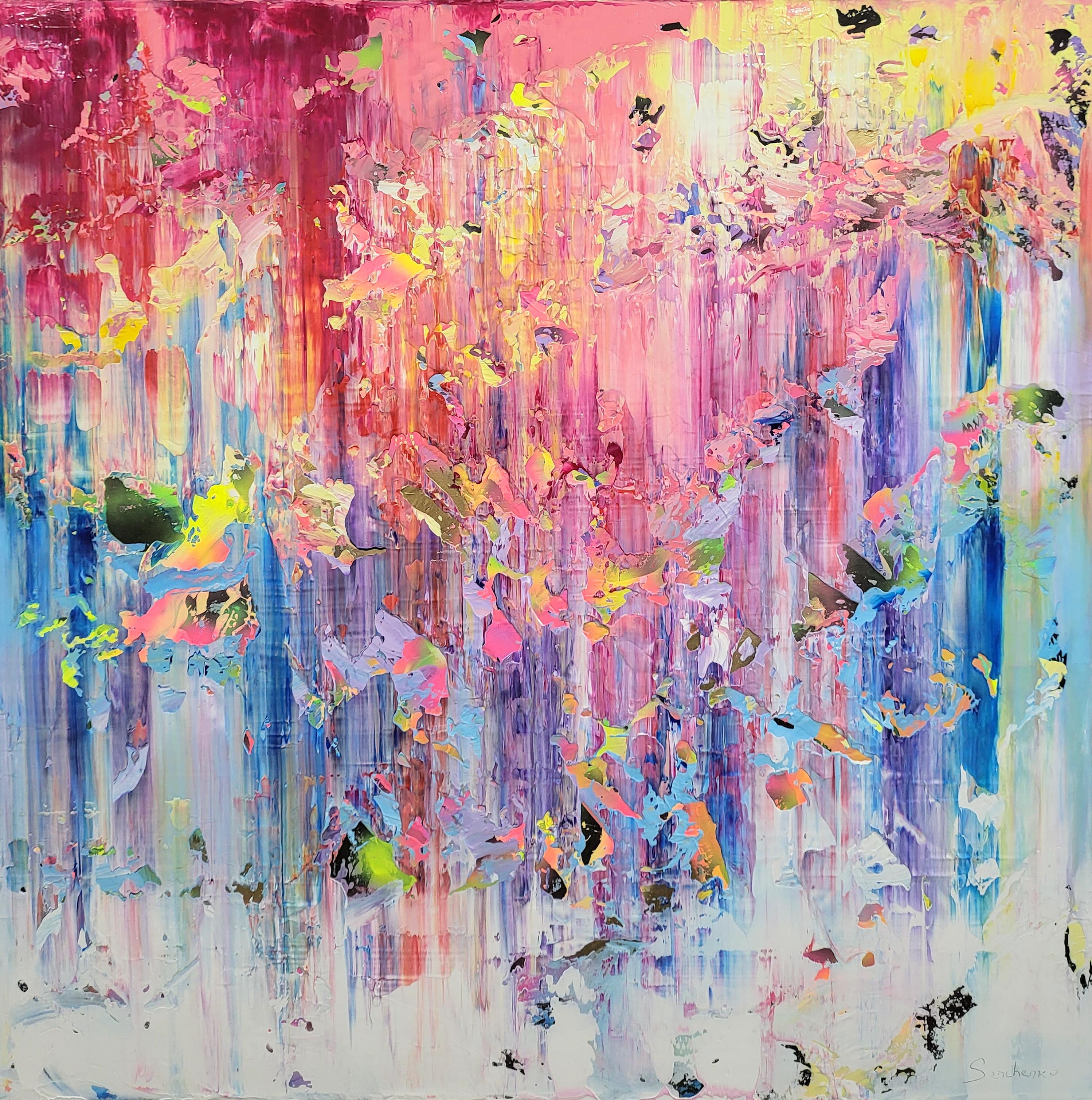 Alex Senchenko Abstract Painting – Zusammenfassung 2389