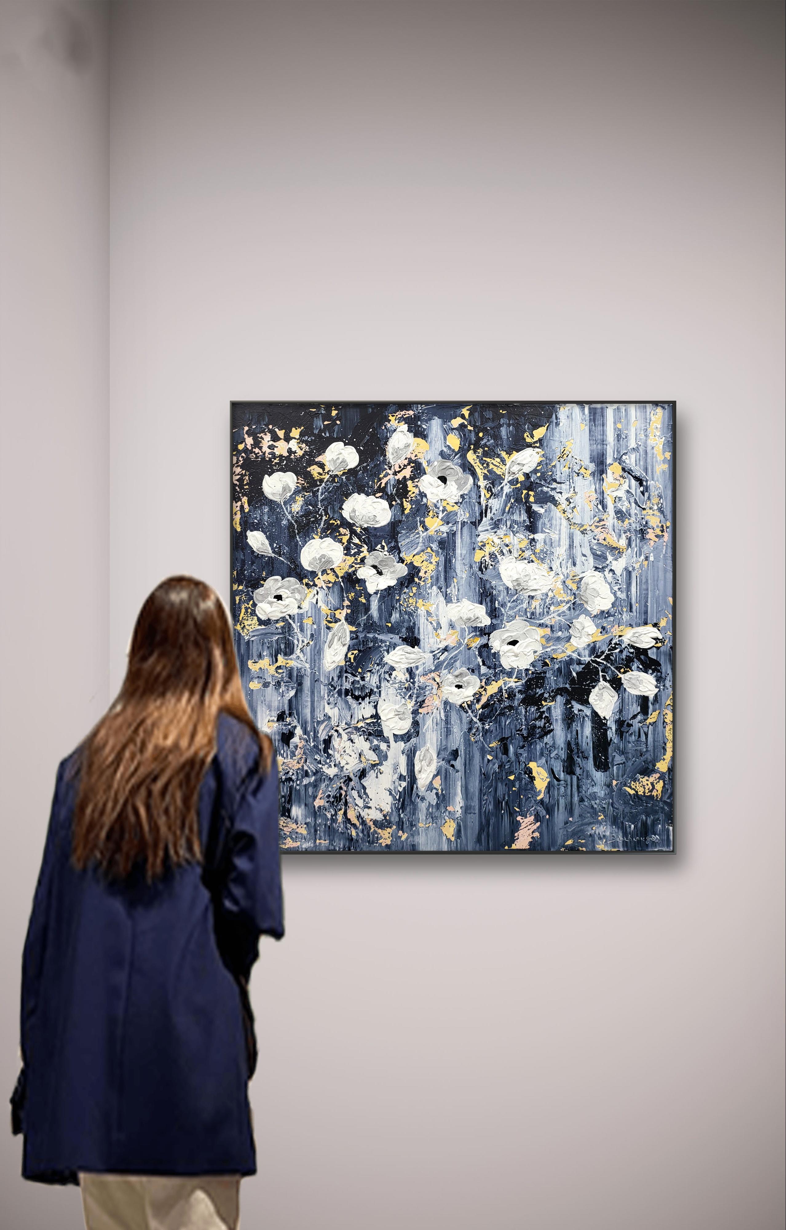 Astratto 2403 - Landscape Painting Grigio di Alex Senchenko