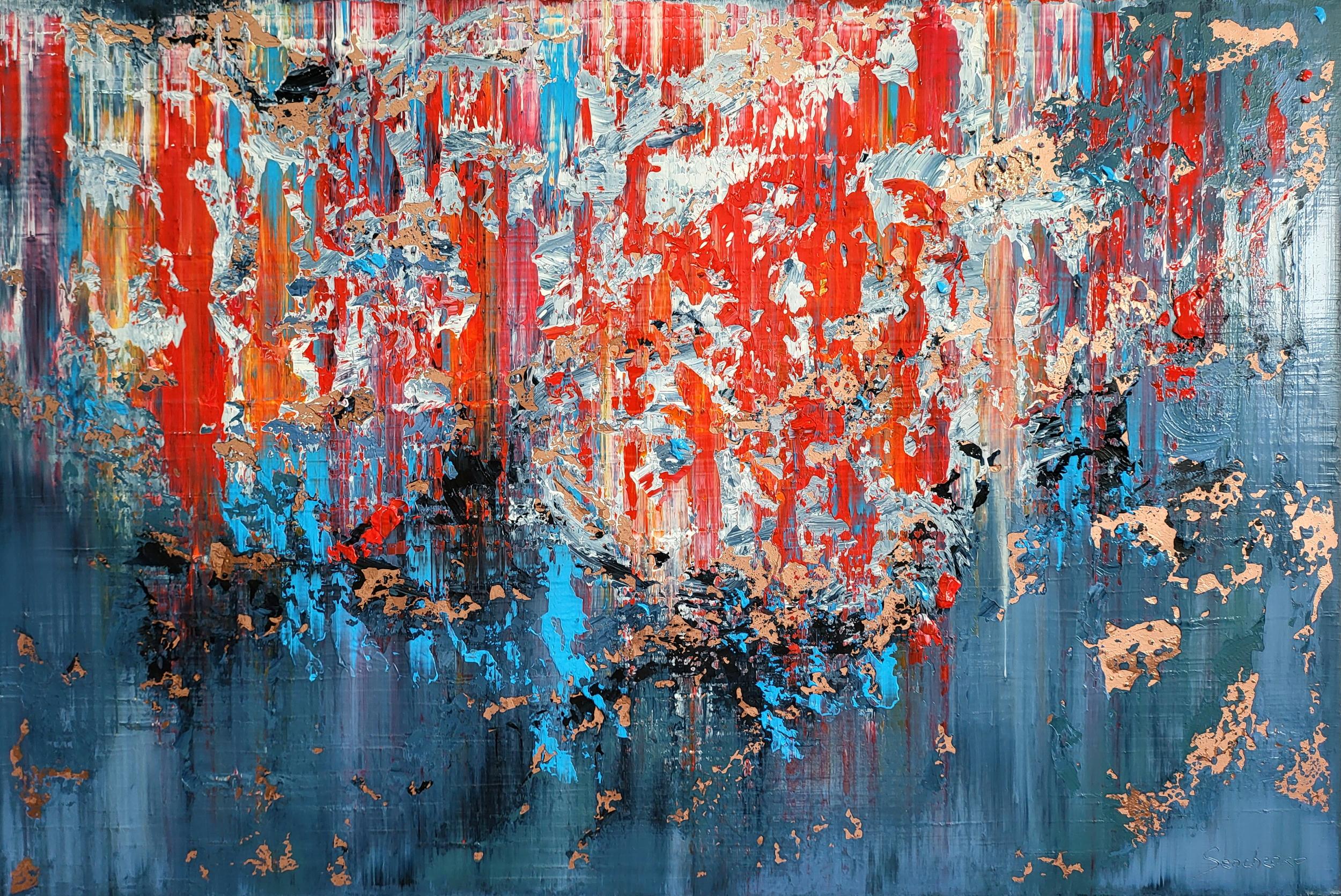 Alex Senchenko Abstract Painting - Abstract 2424