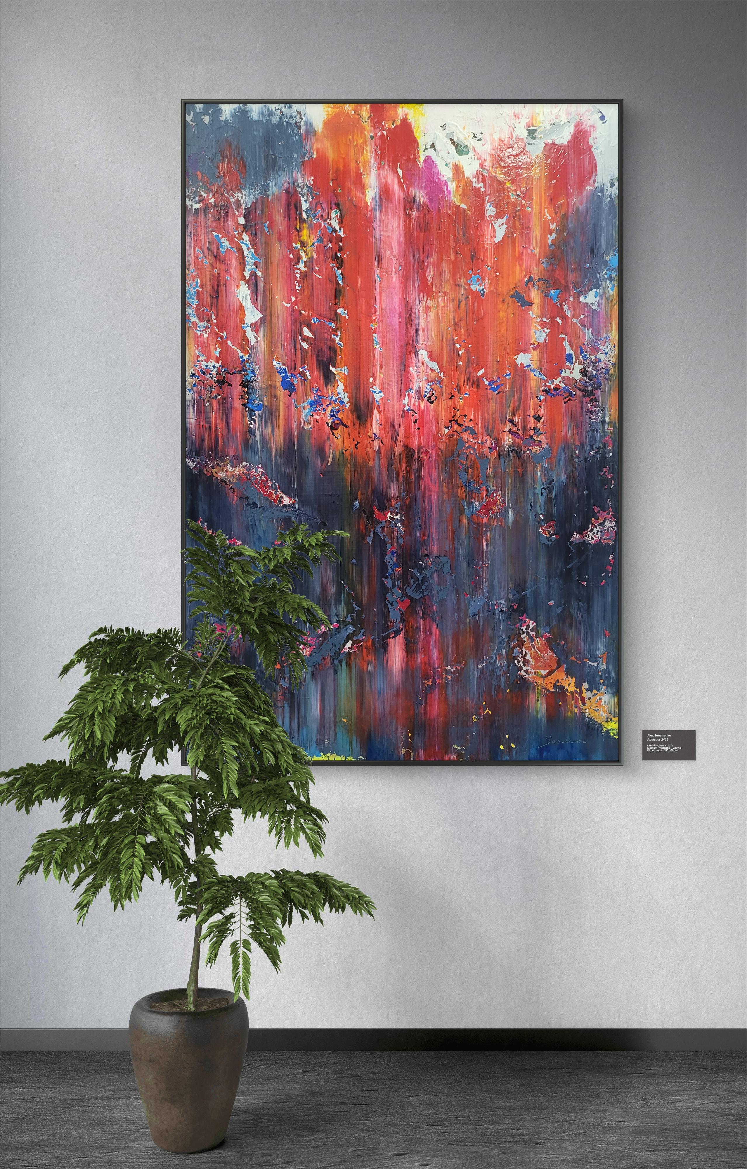 Zusammenfassung 2427 (Abstrakt), Painting, von Alex Senchenko