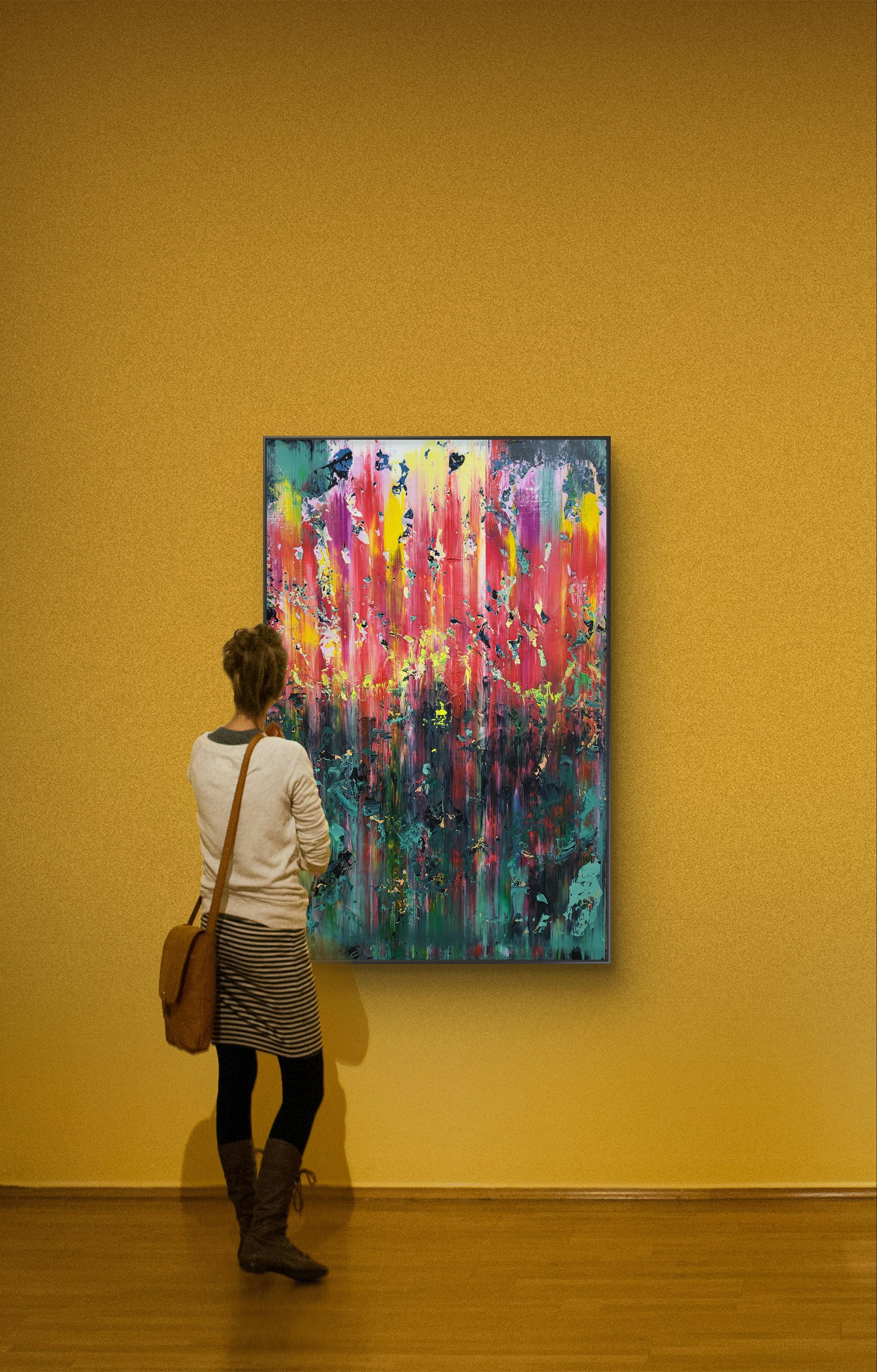 Astratto 2430 - Abstract Painting Nero di Alex Senchenko